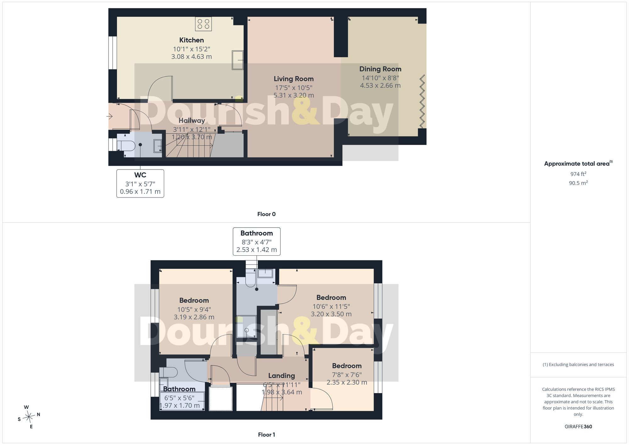 43 Leighton View, Market Drayton floorplan