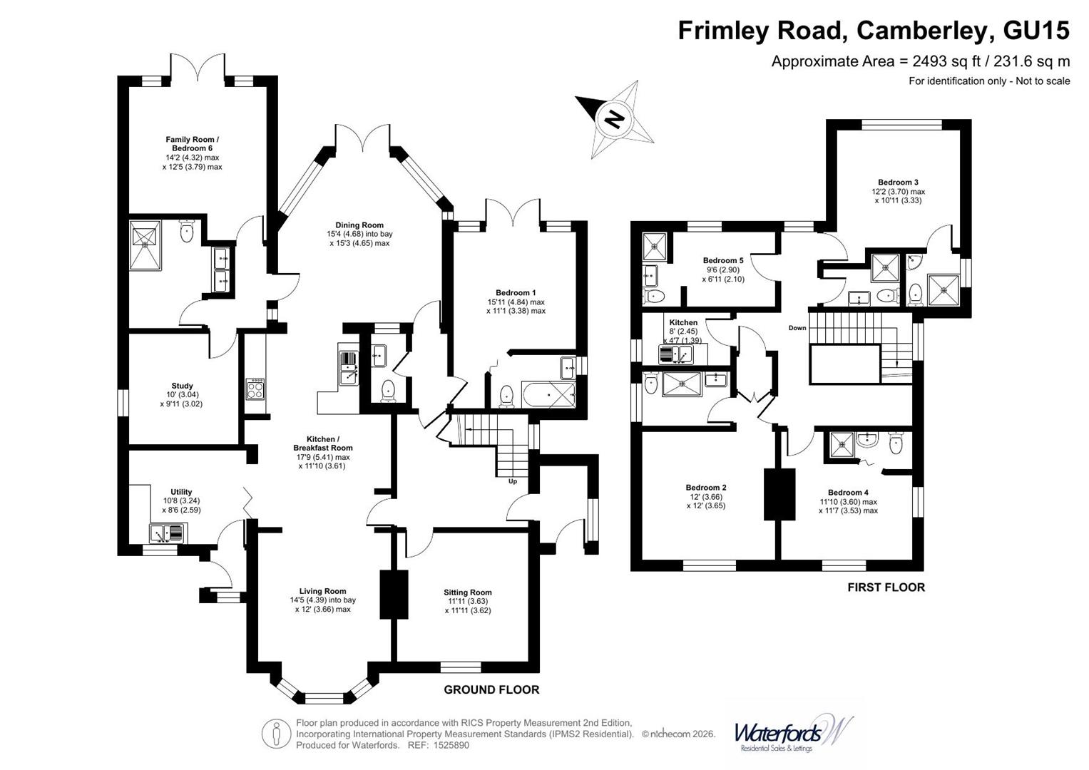 41, Frimley Road, Camberley floorplan