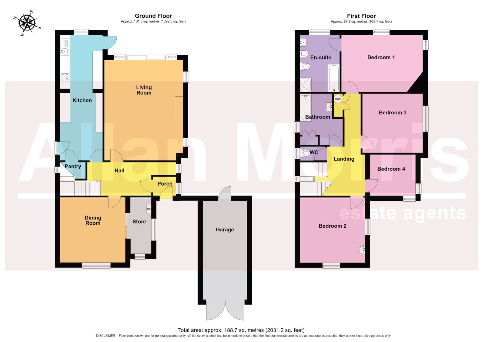 Hallow Road, Worcester floorplan
