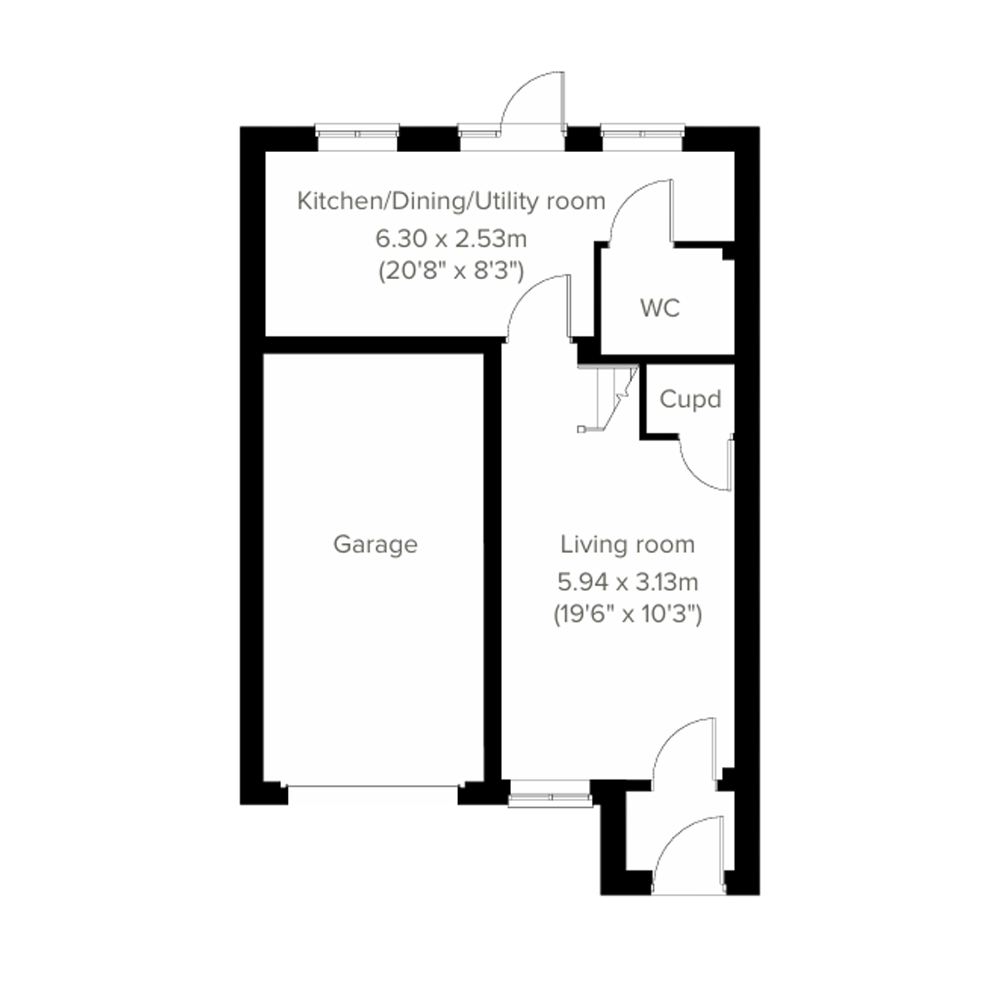 214, Waun-Y-Pound Road, Ebbw Vale floorplan