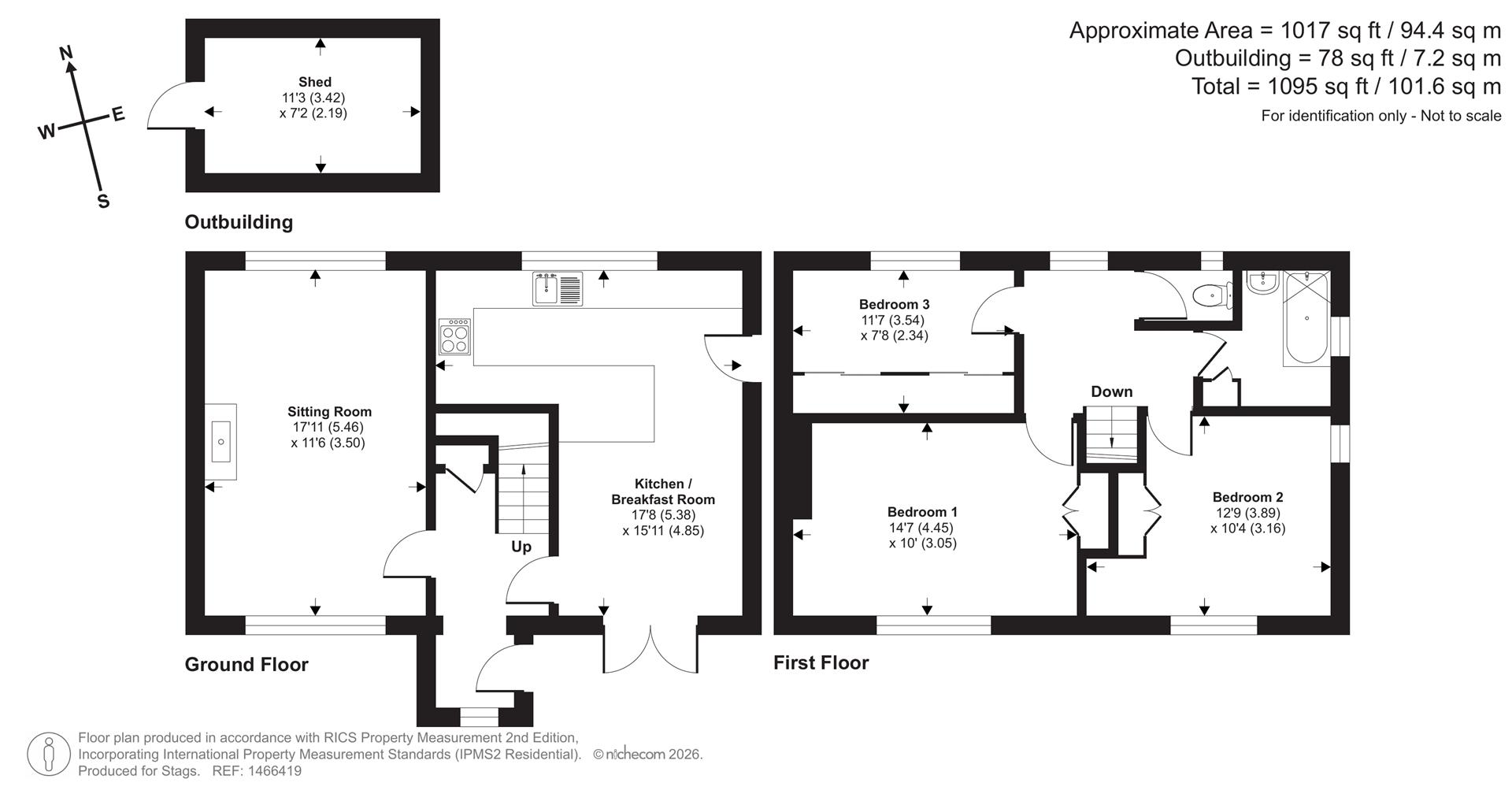2 Twitchen Hill, Bideford floorplan