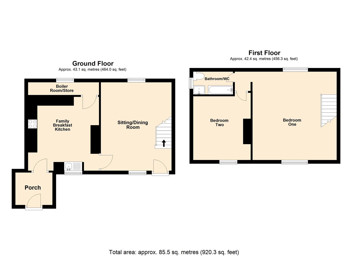Lot 2, Speetley Farm House, Cottage & Barn, Speetley Equestrian Centre, Chesterfield floorplan