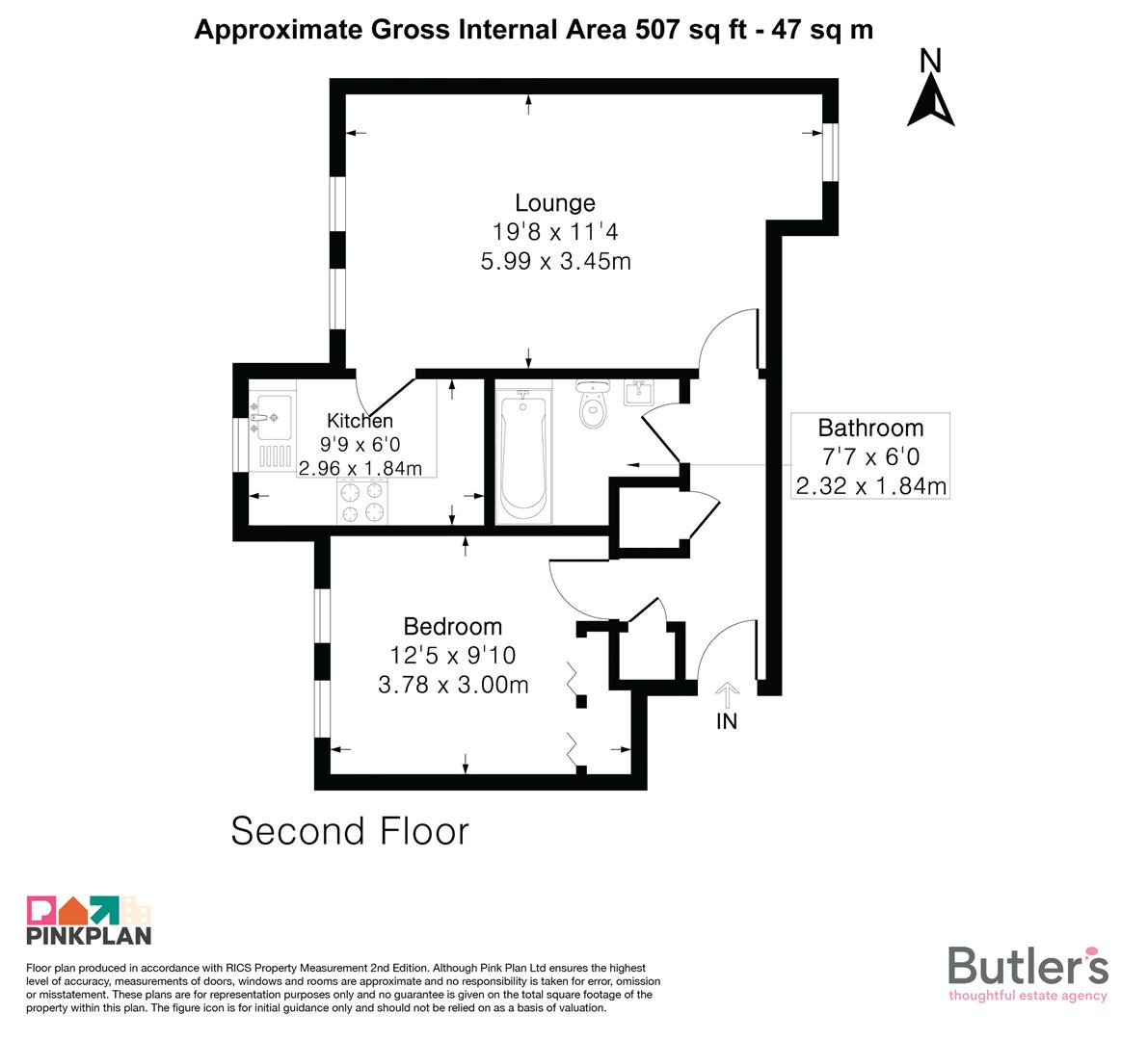 Flat 11, Hidcote House, 6 Devonshire Avenue, Sutton floorplan