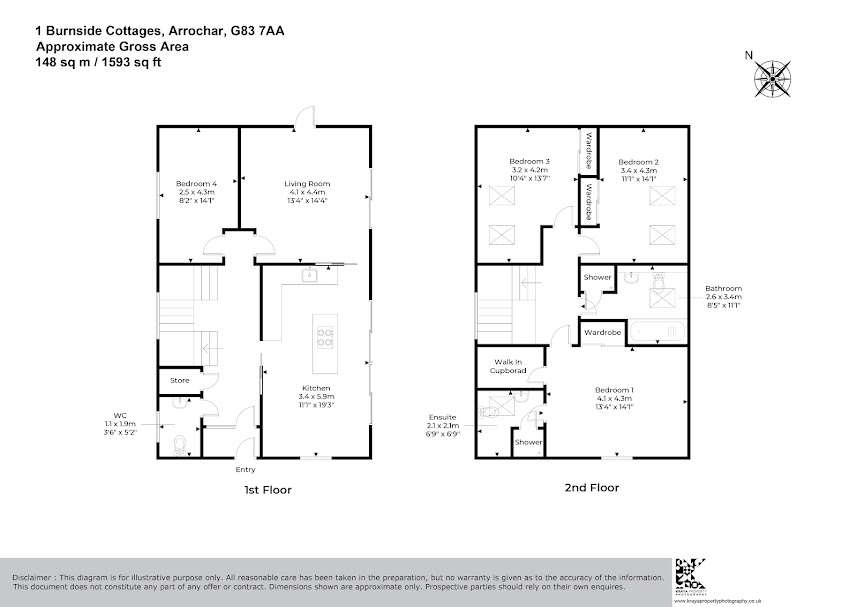 1 Burnside Cottages,, Arrochar, Argyll and Bute floorplan
