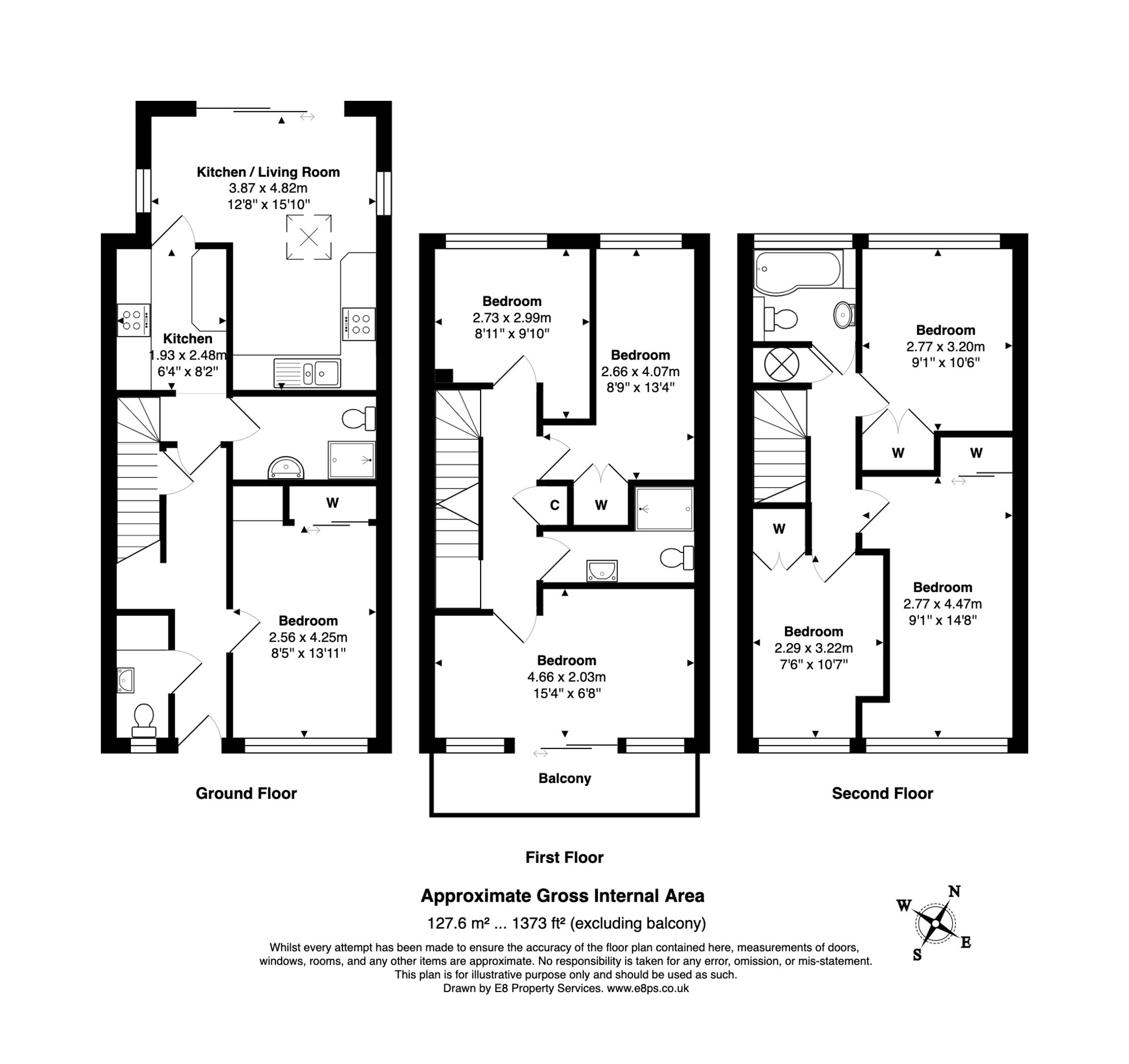 Room 3, 25, Horwood Close, Oxford floorplan