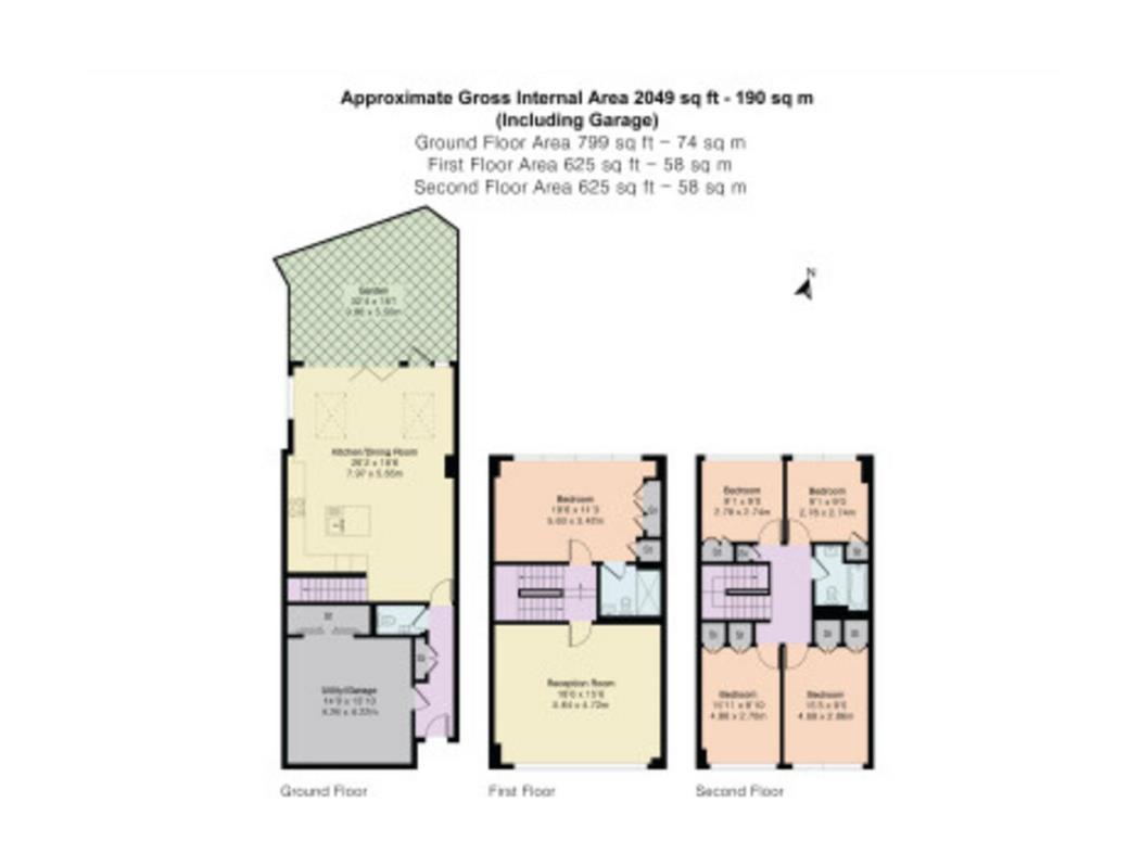 2, Cedar Court, Somerset Road, Wimbledon floorplan