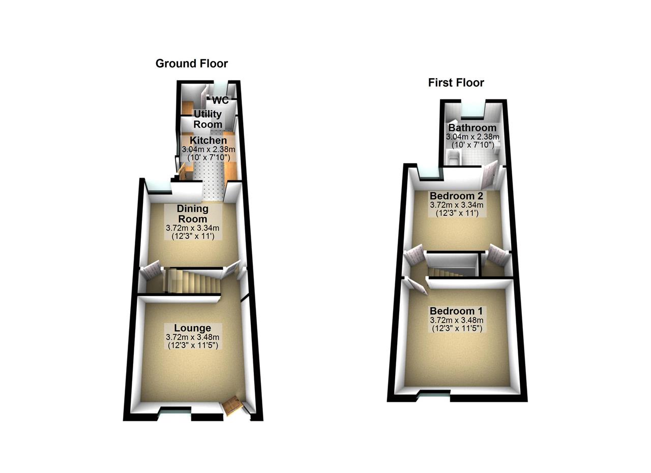 Tuddenham Avenue, Ipswich IP4, 2 bedroom terraced house for sale