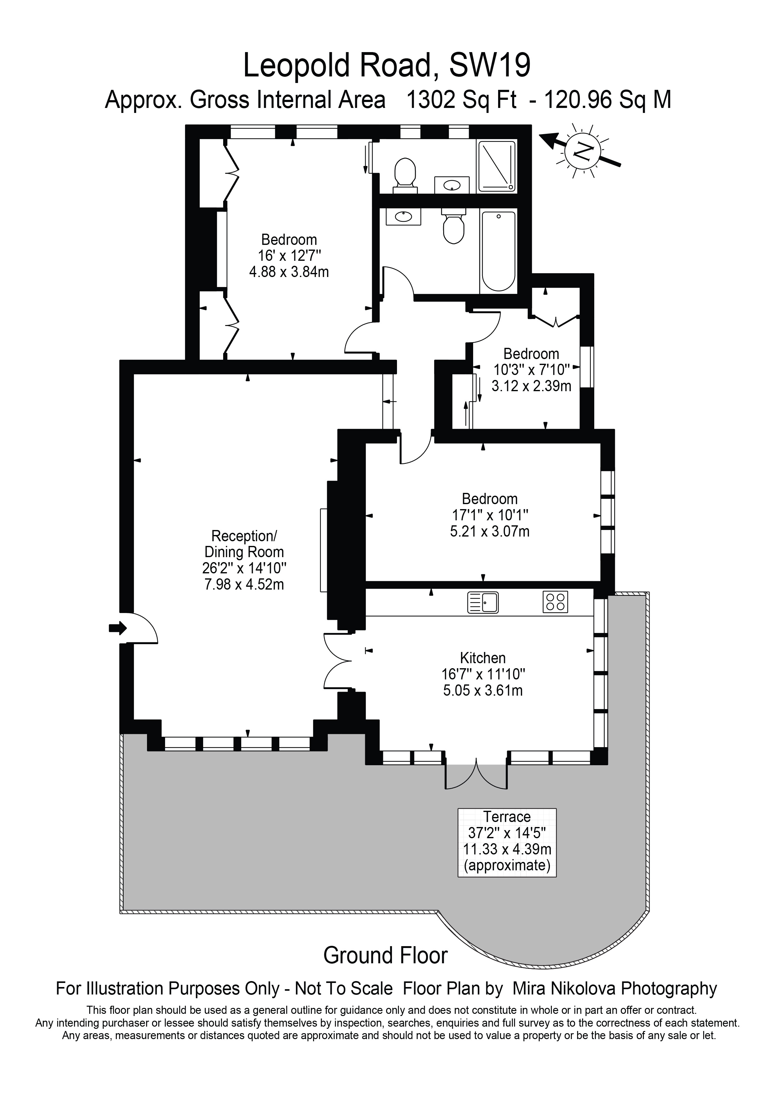 Apartment 2,, Caley House, Wimbledon floorplan