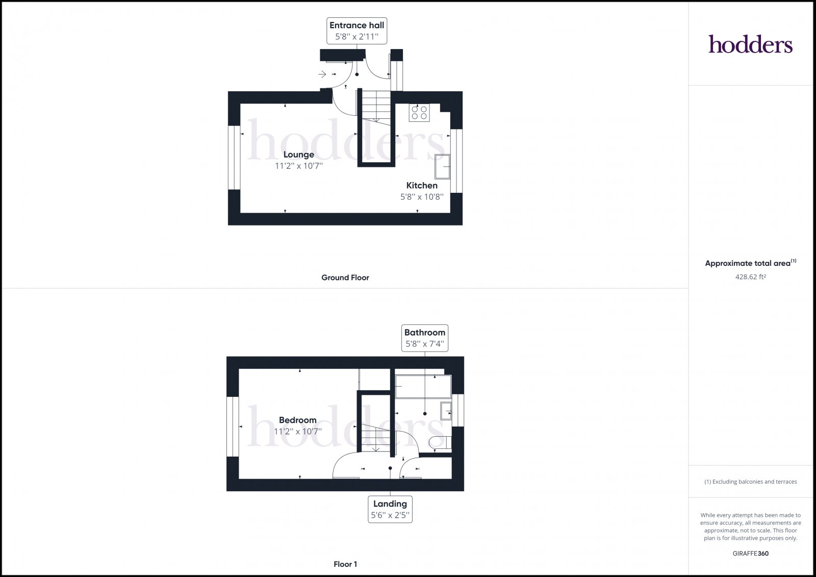 Vernon Close, Ottershaw, Surrey KT16, 1 bedroom terraced house for sale