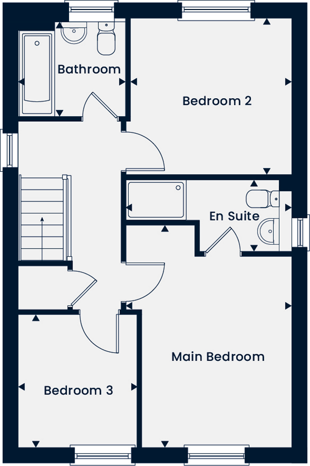 293, 1 Eagle Road, Hardingstone, Northampton floorplan