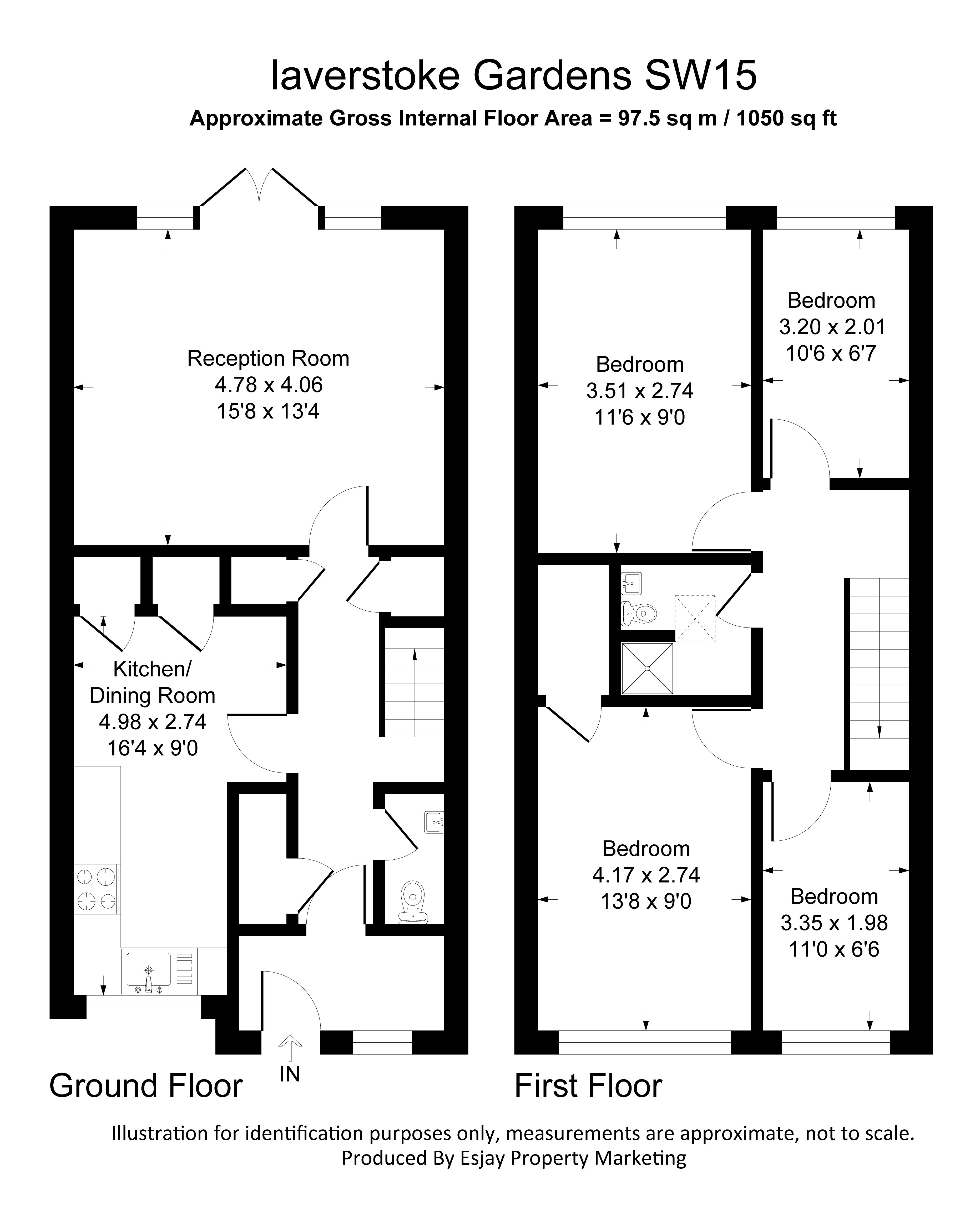 15, Laverstoke Gardens, Roehampton floorplan