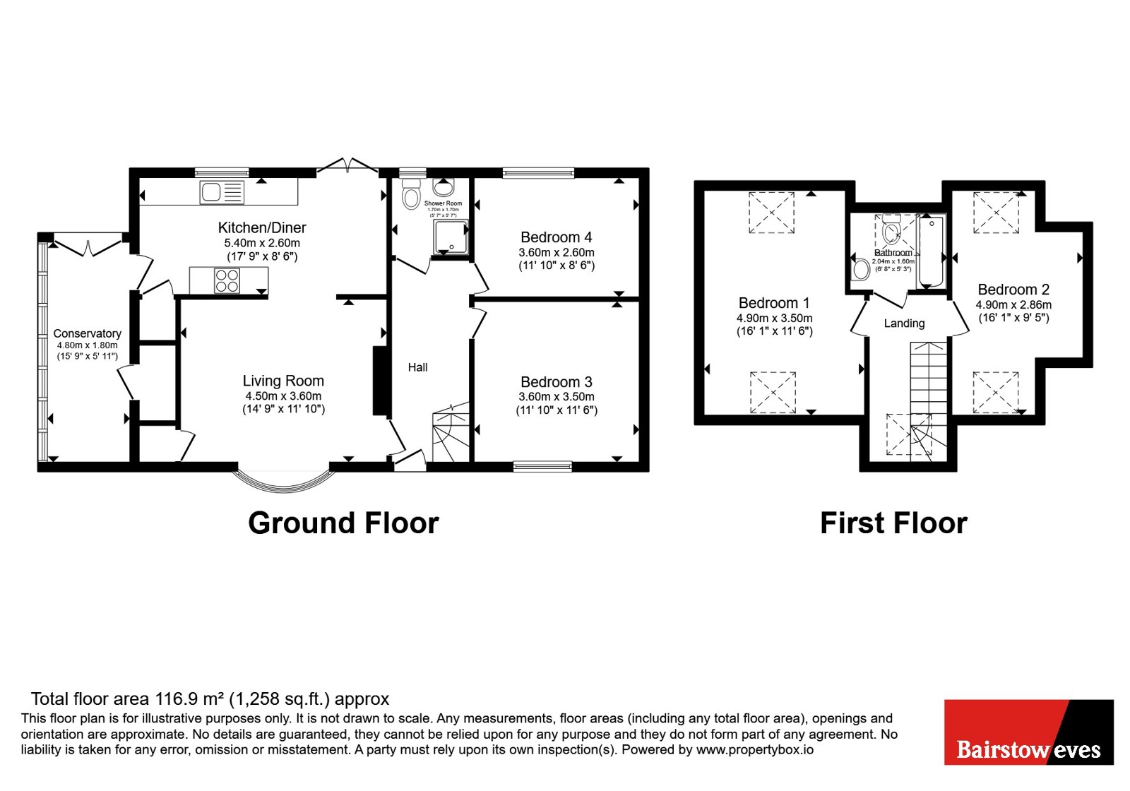 51, Middleton Boulevard, Nottingham floorplan