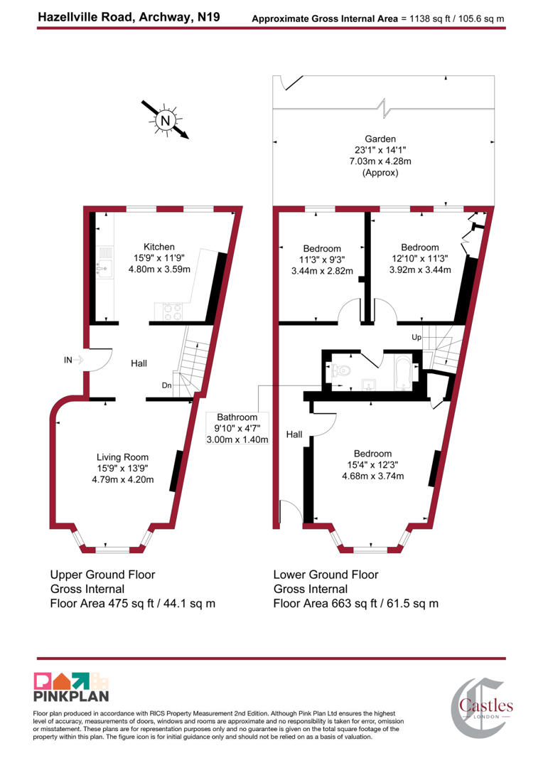 Hazellville Road, London floorplan