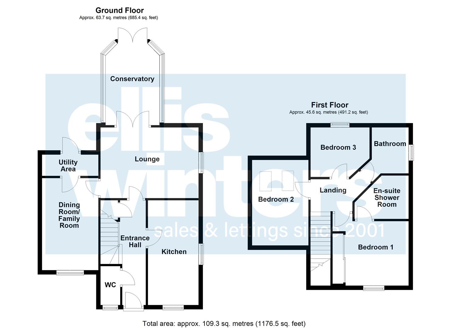 43, Popes Lane, Warboys floorplan