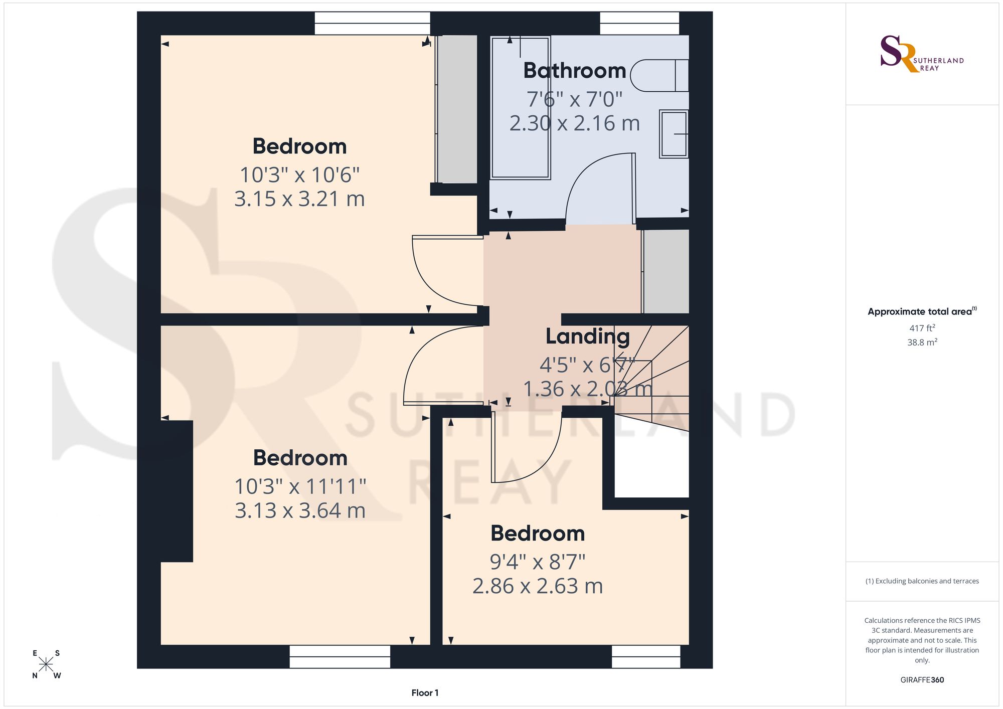 2 Wilshaw Villas Whitehough, High Peak floorplan