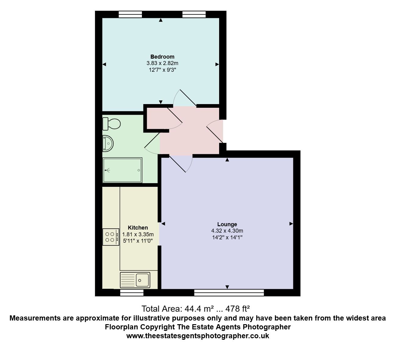 82, Lewes Close, Grays floorplan