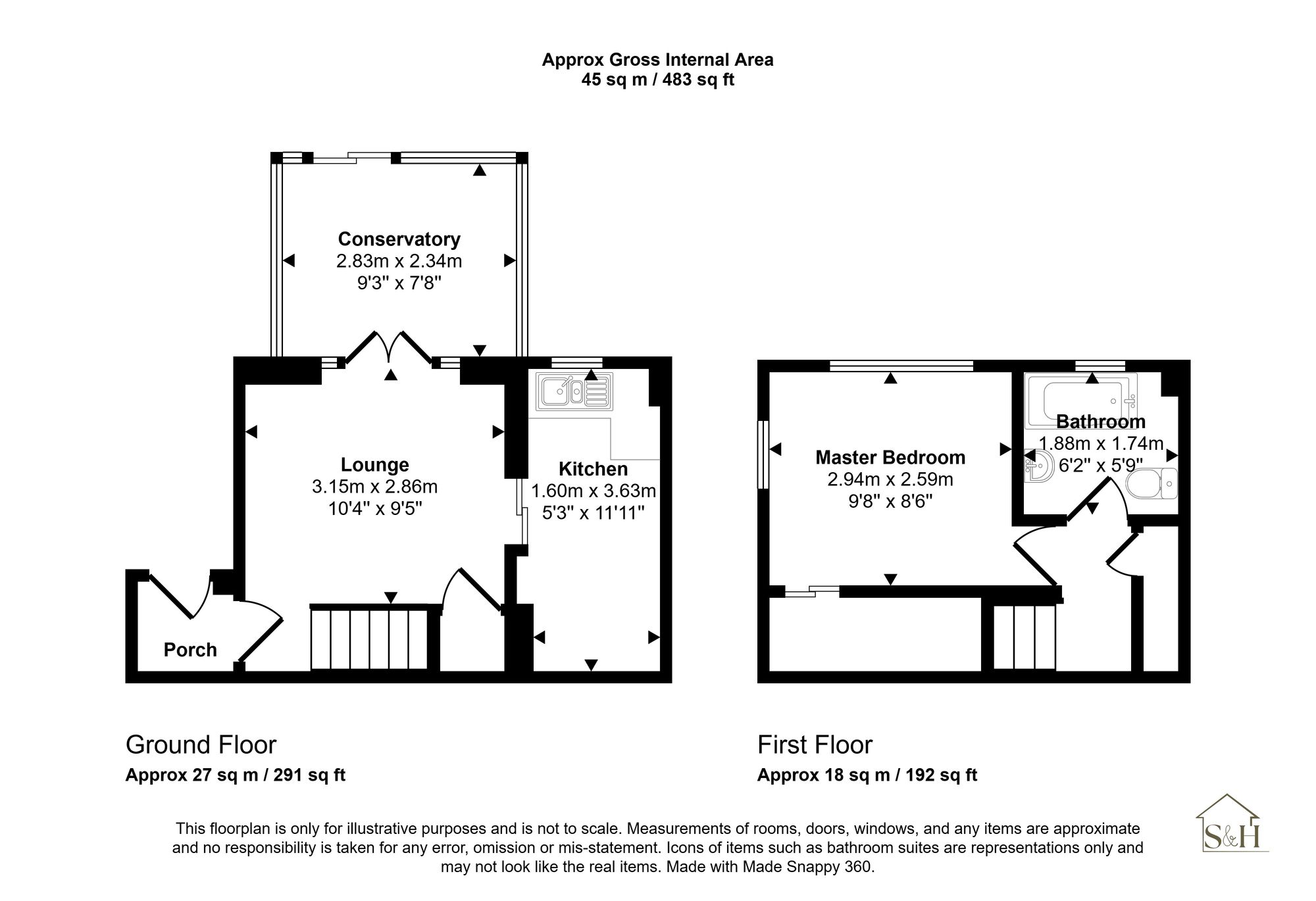 63 Springwood Drive, Ashford floorplan