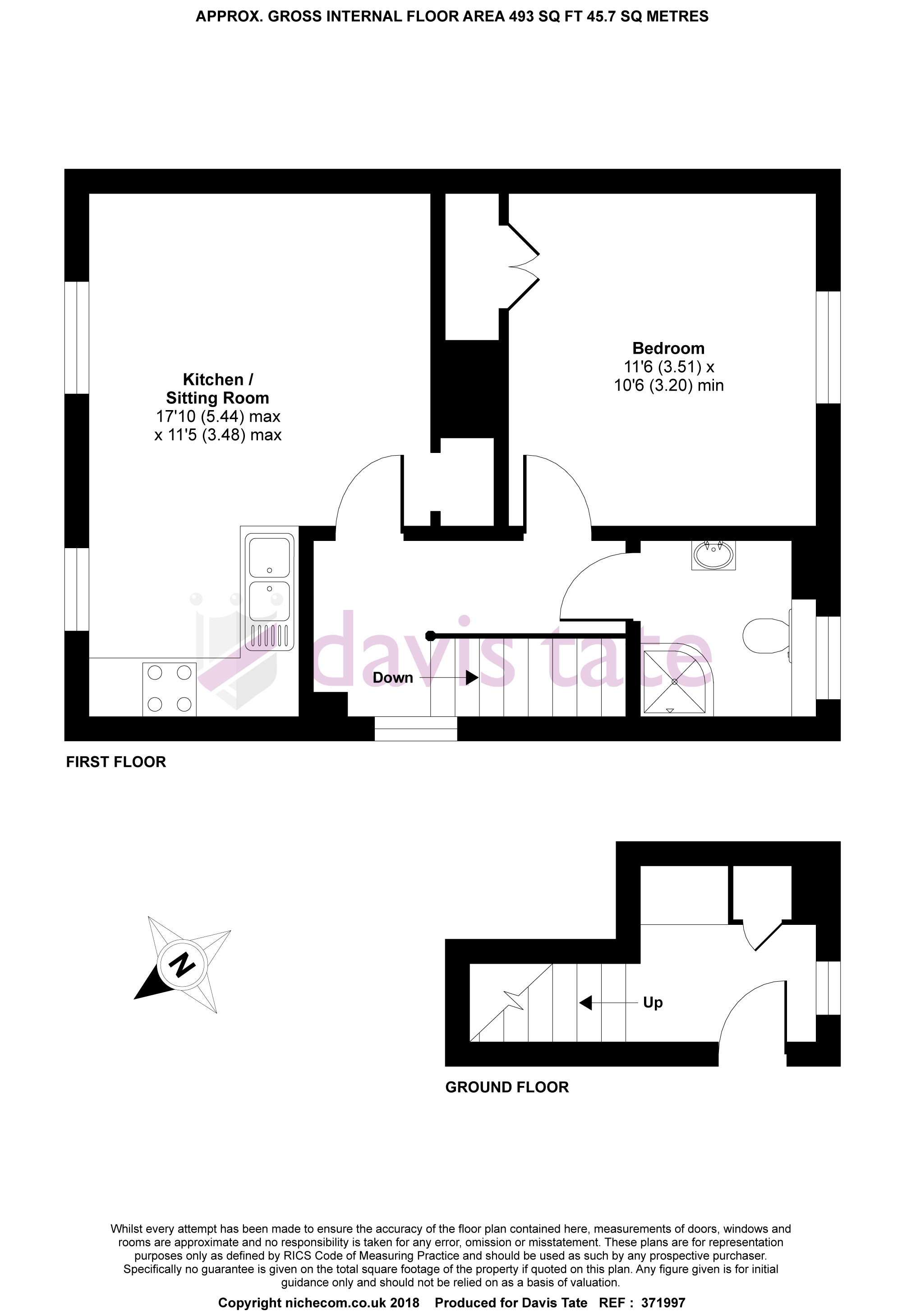 Flat 2,, 67a Reading Road, Pangbourne floorplan