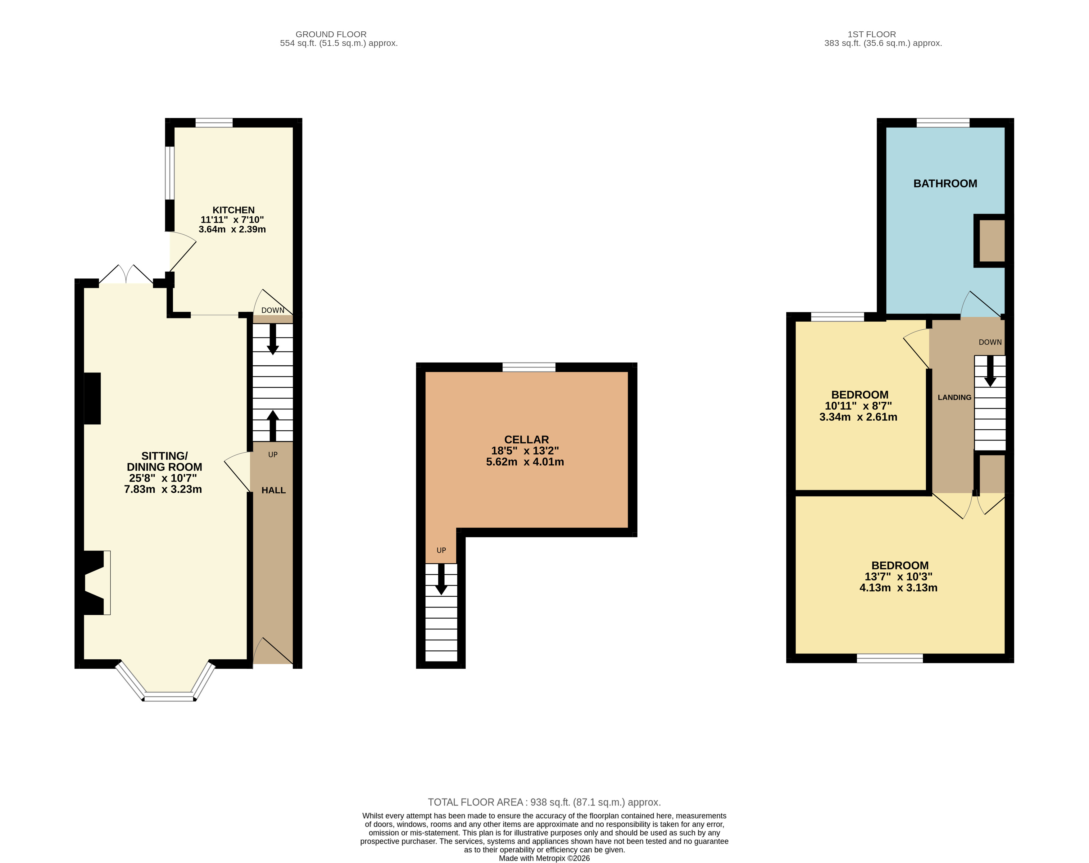 32, Leslie Road, Northampton floorplan