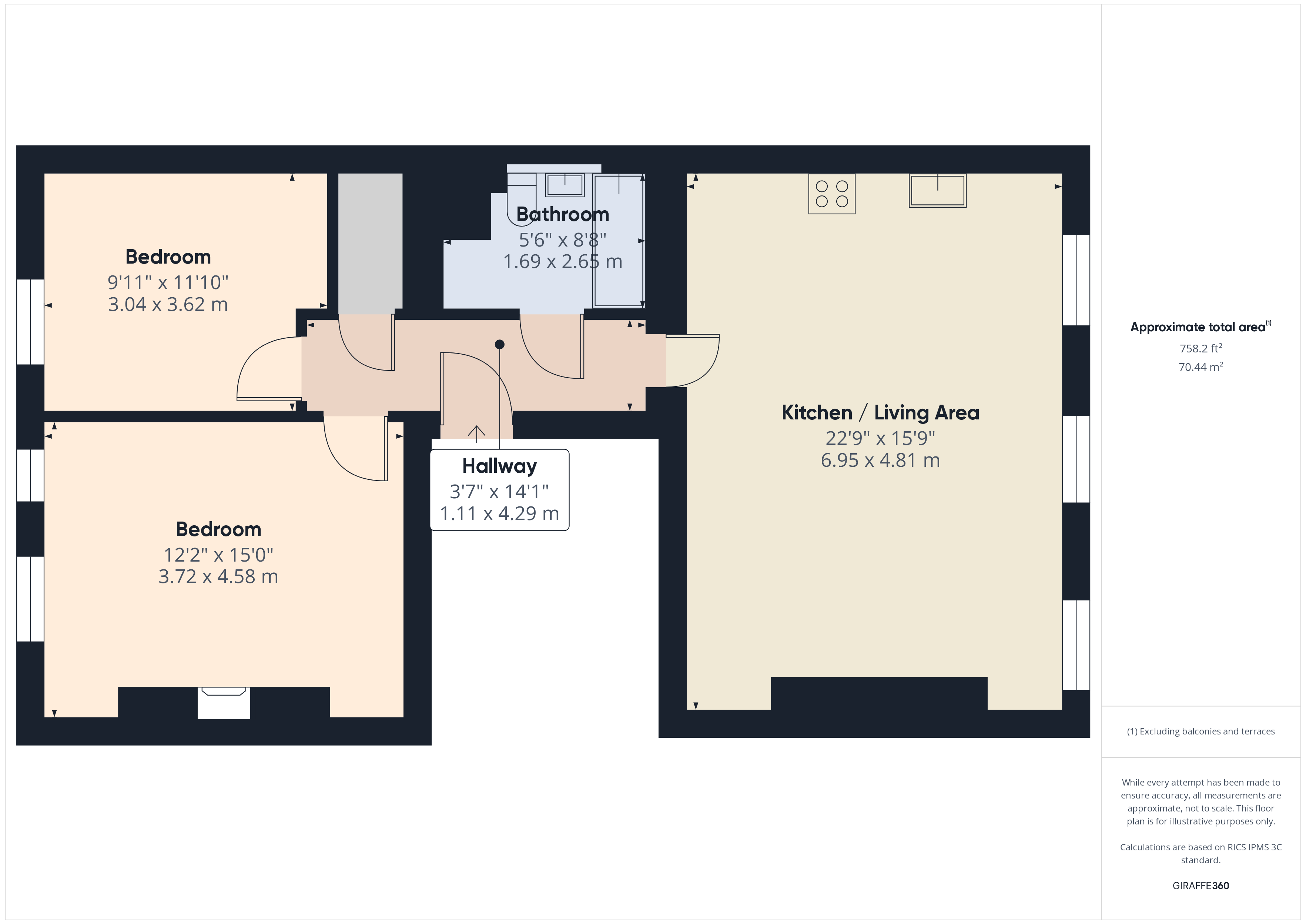 St. Marys Hall, Reading floorplan