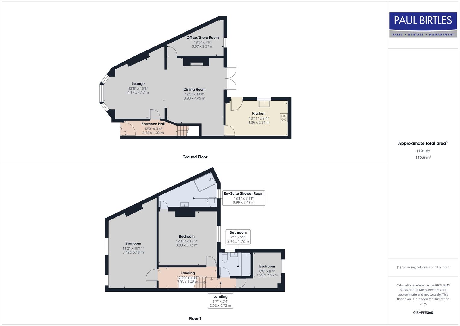 1, Derwent Road, Manchester floorplan