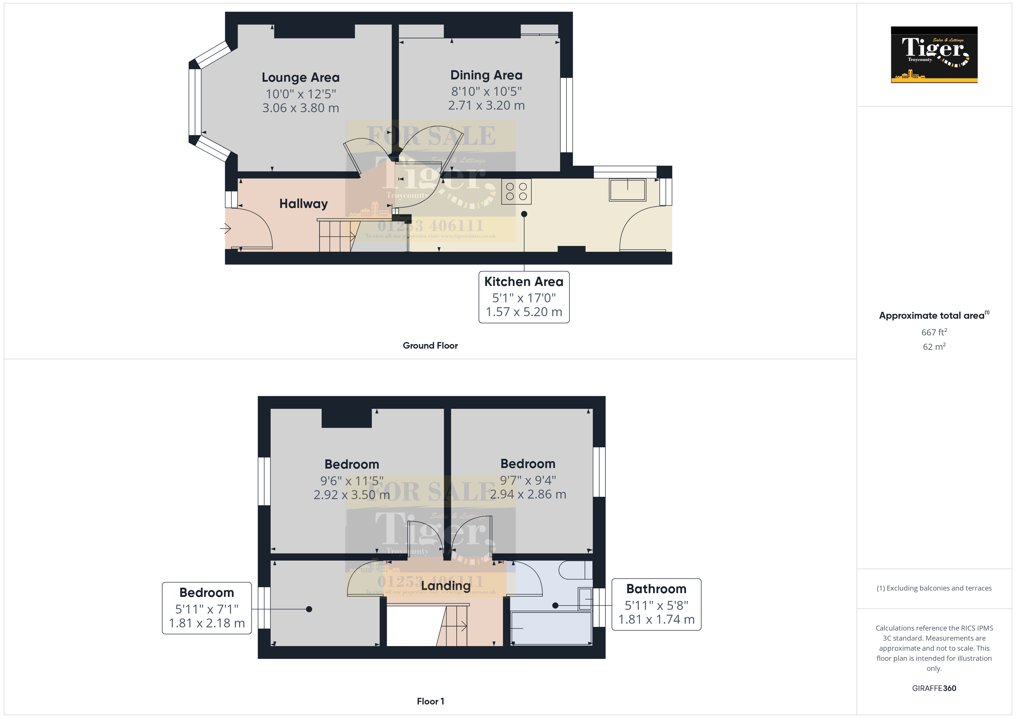 85, Harcourt Road, Blackpool floorplan