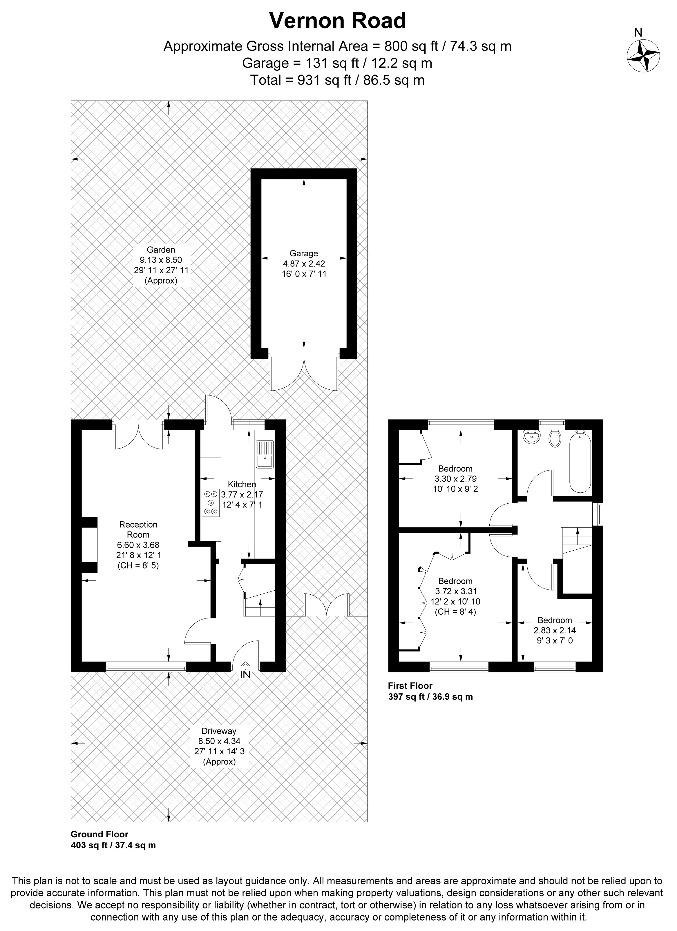 4, Vernon Road, Lower Feltham floorplan