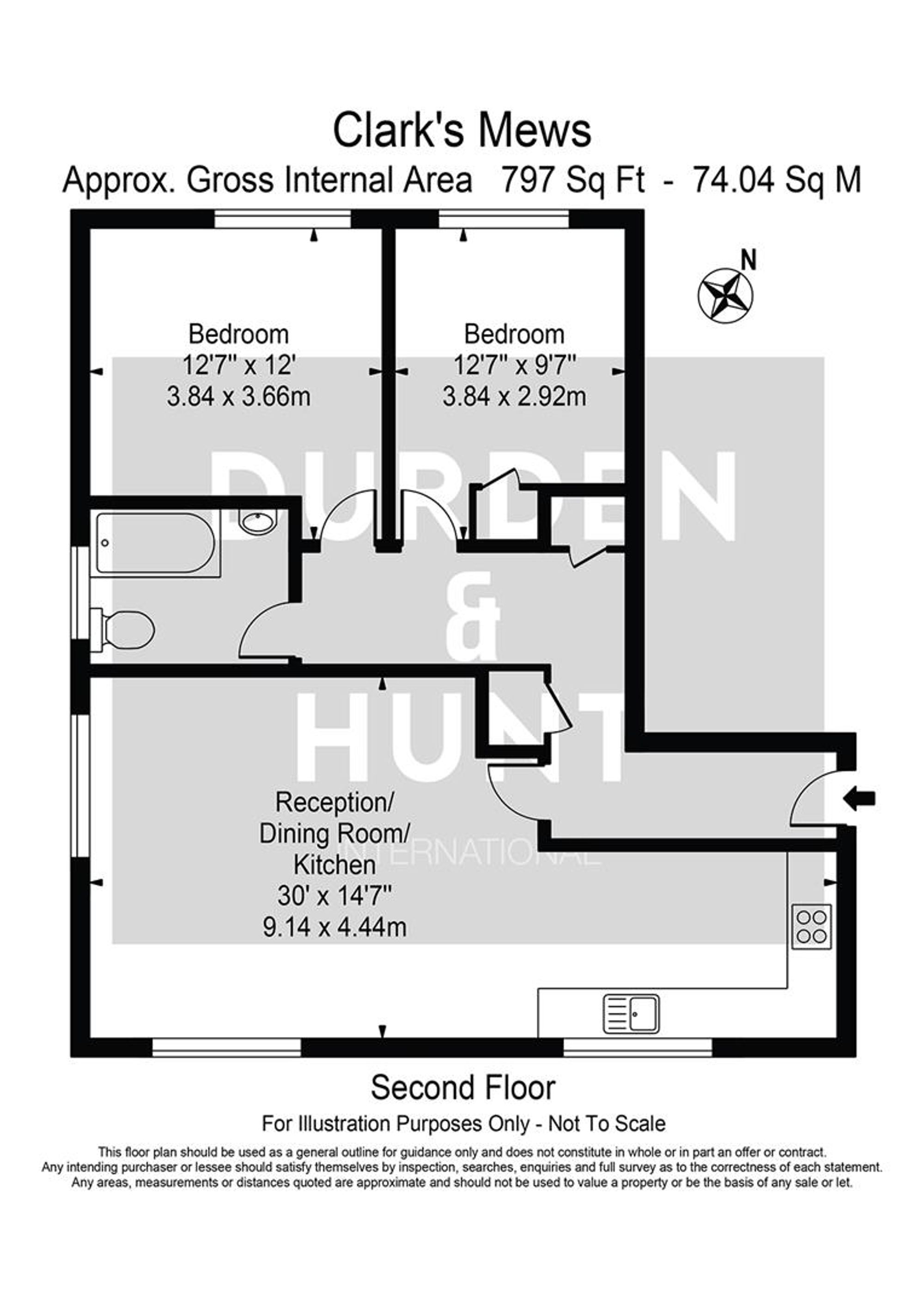 7 Clarks Mews 10c Hemnall Street, Epping floorplan