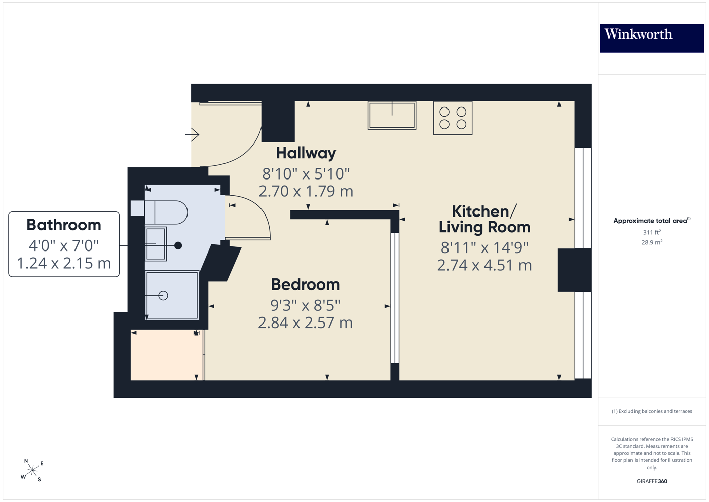 Flat 10, Empire One Apartments, 3, Empire Way, Middlesex floorplan