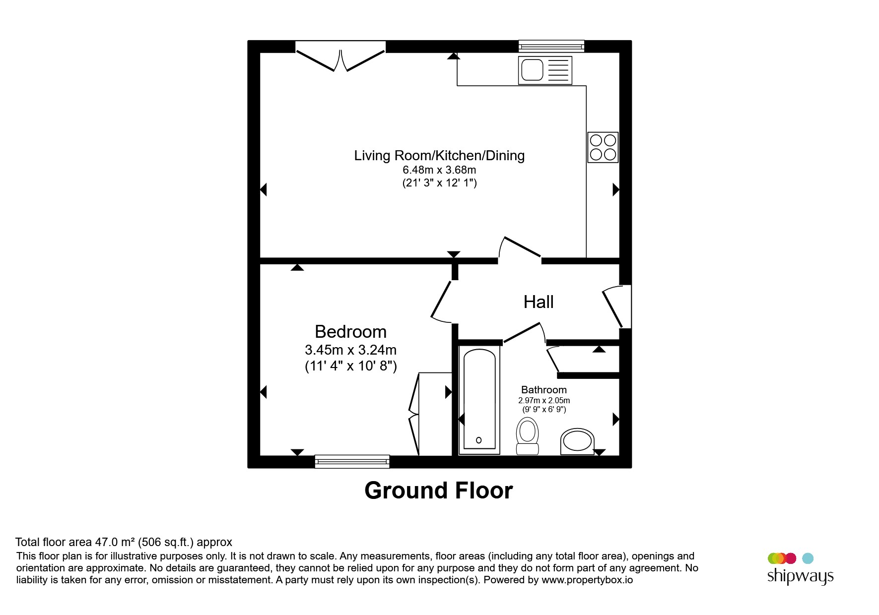 Flat 5, Sykes House, Anton Close, RUGBY floorplan