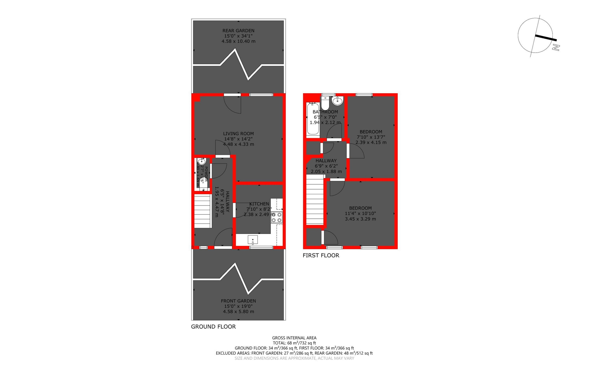 11, Gainsborough Street, London floorplan