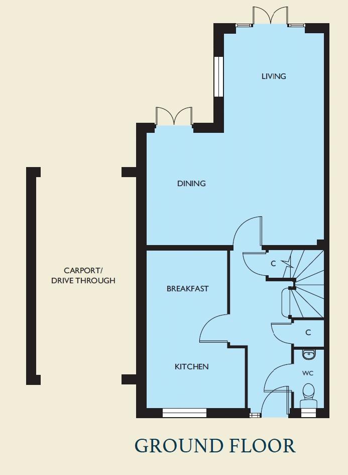 4 Bedrooms Terraced house for sale in Earls Park, Bristol Road GL1