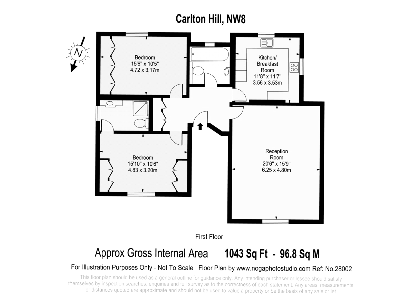 Carlton Hill, London floorplan