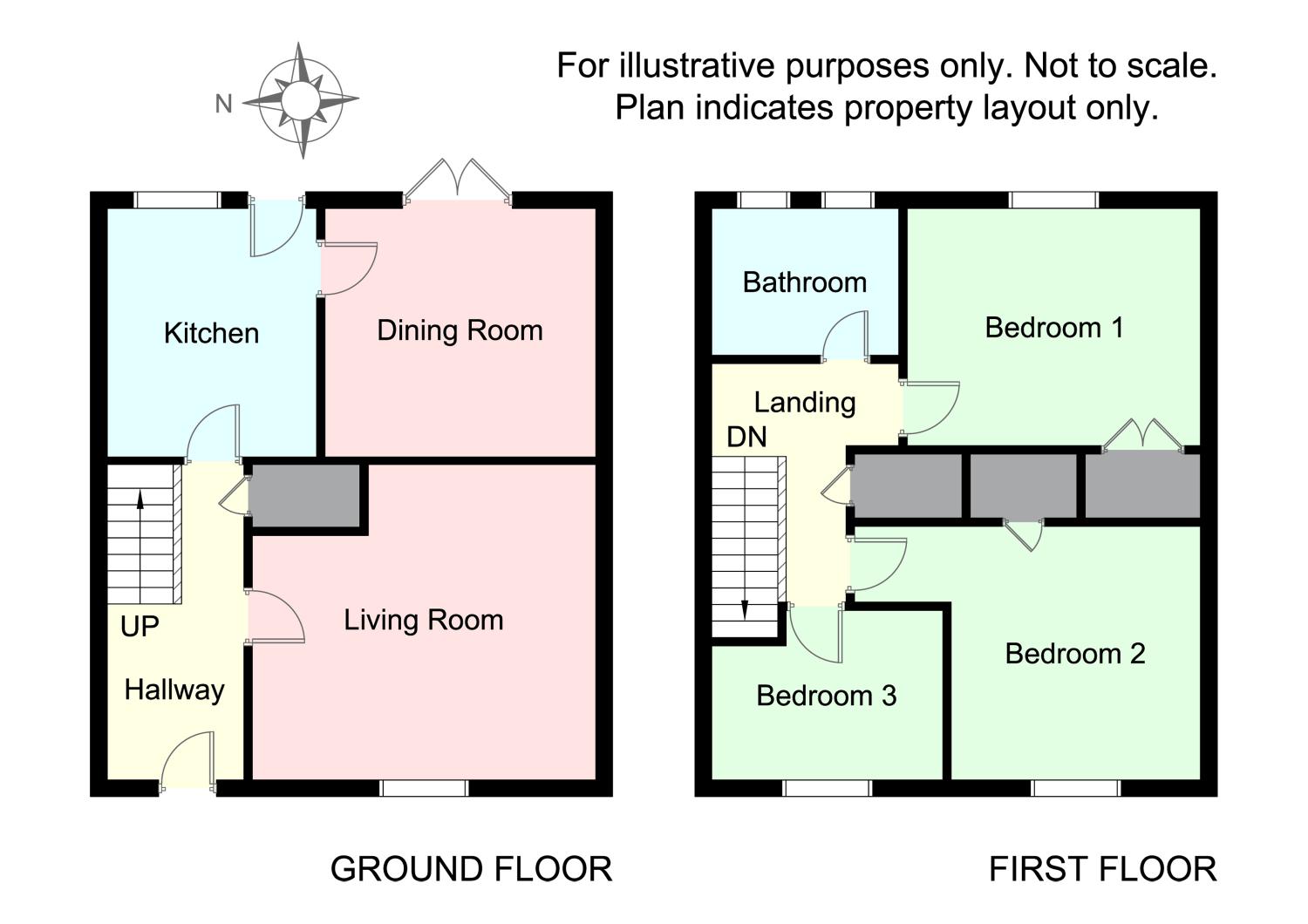 3 Bedrooms Terraced house for sale in Warwick Court, Ellesmere Port, Cheshire CH65