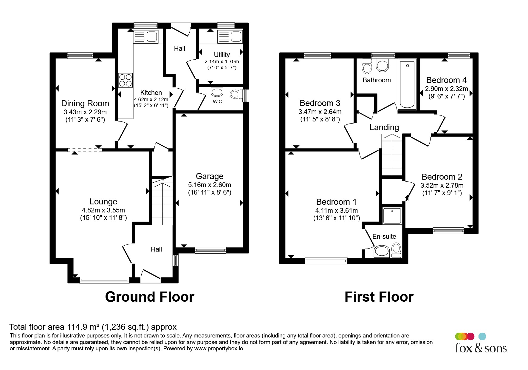 4, Feversham Way, TAUNTON floorplan