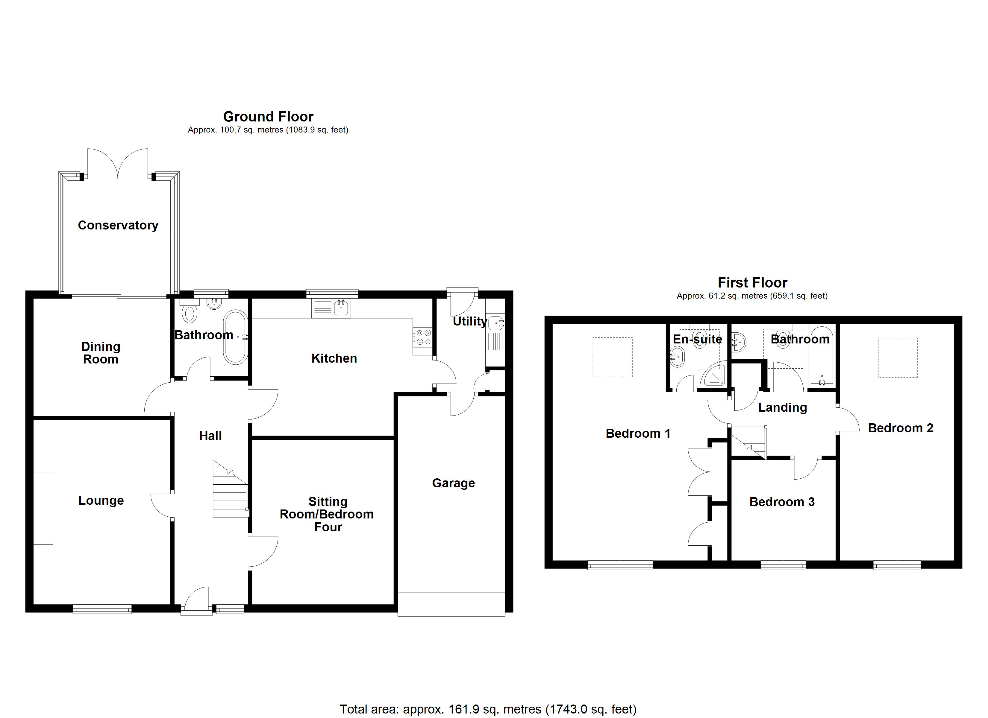 59, Elmtree Road, Sleaford floorplan
