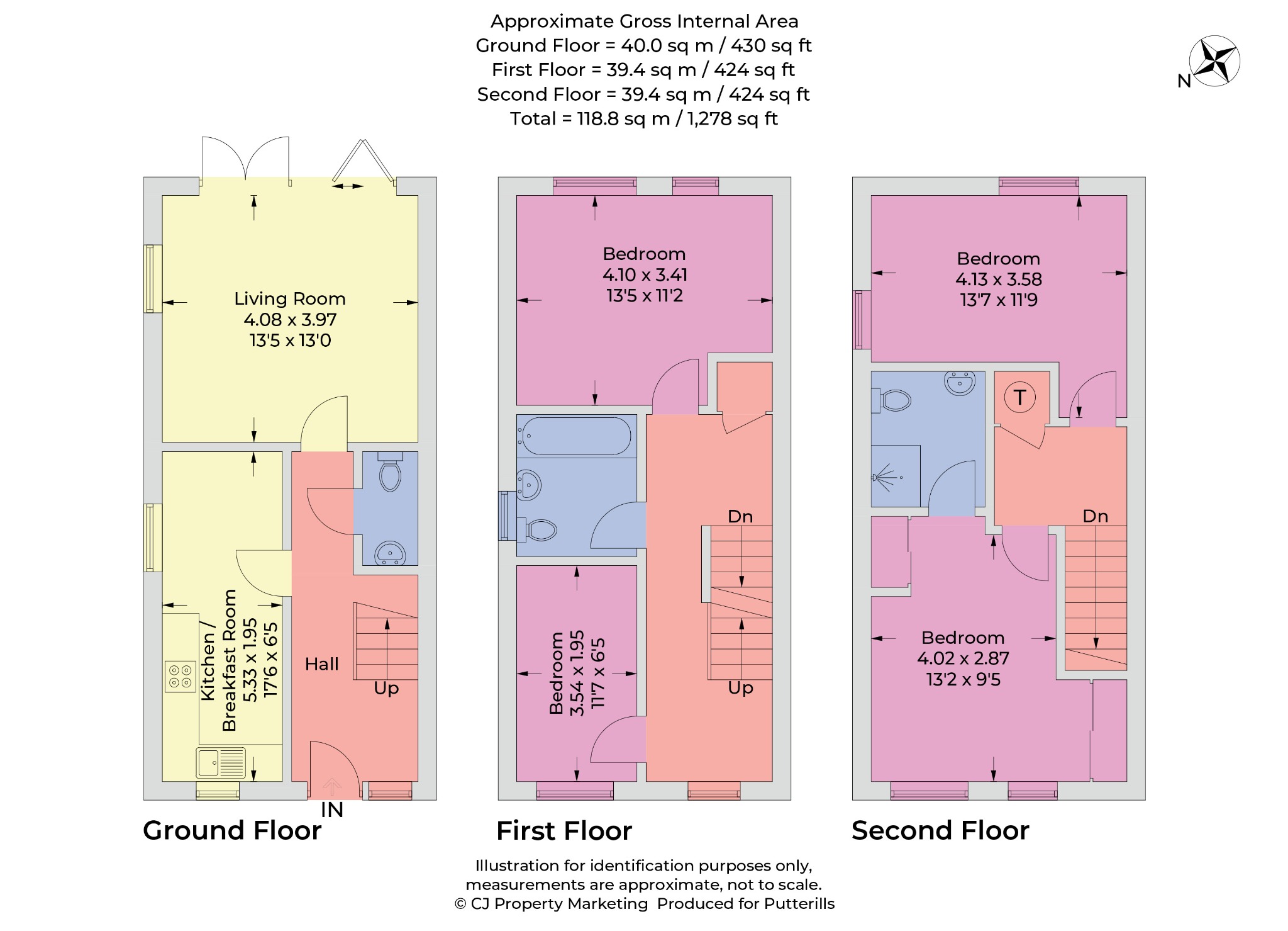 12, Birkin Court, Welwyn Garden City floorplan