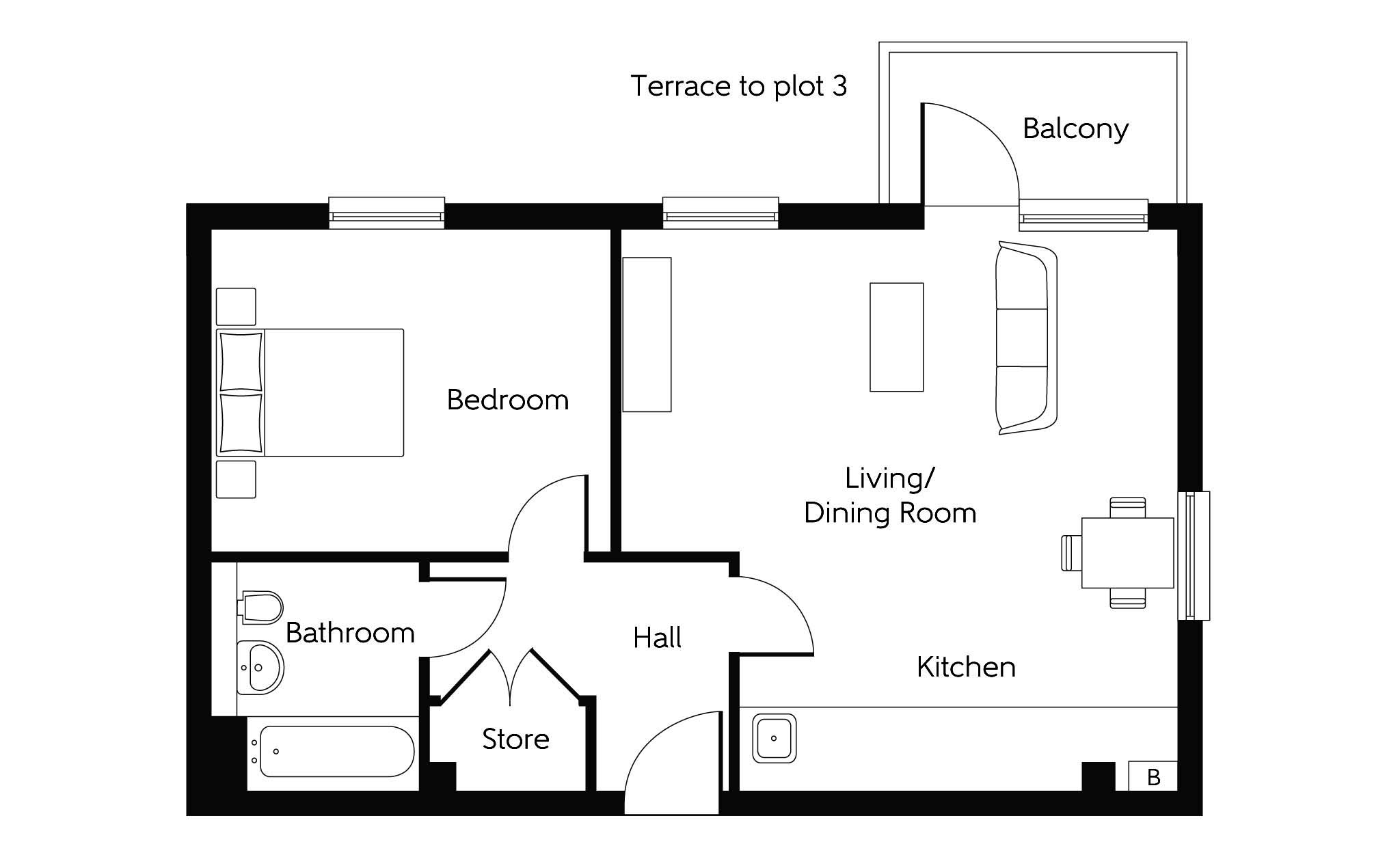 1 Bedrooms Flat for sale in Renovo, Lakeside, Thurrock RM20
