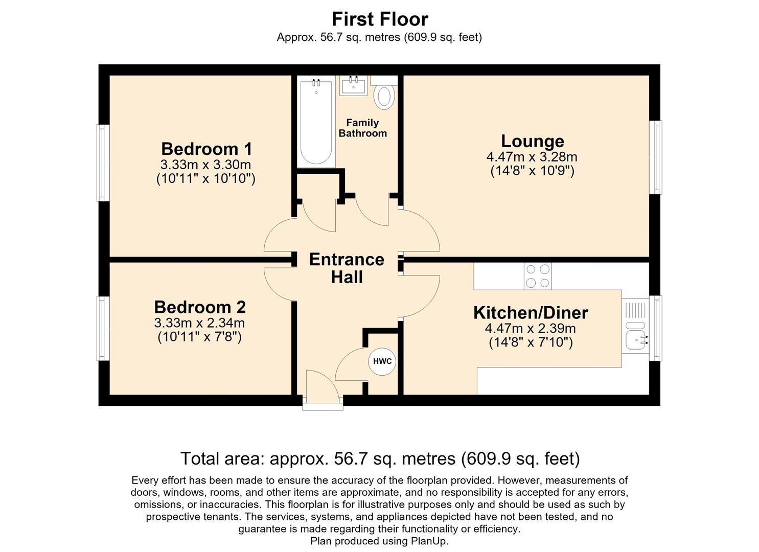 Bromedale Avenue, Mulbarton floorplan