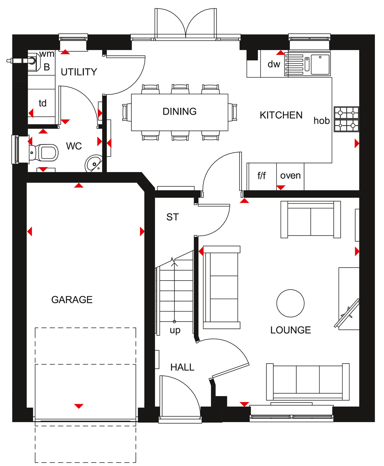 H8553411, Dowling Road, Uttoxeter floorplan