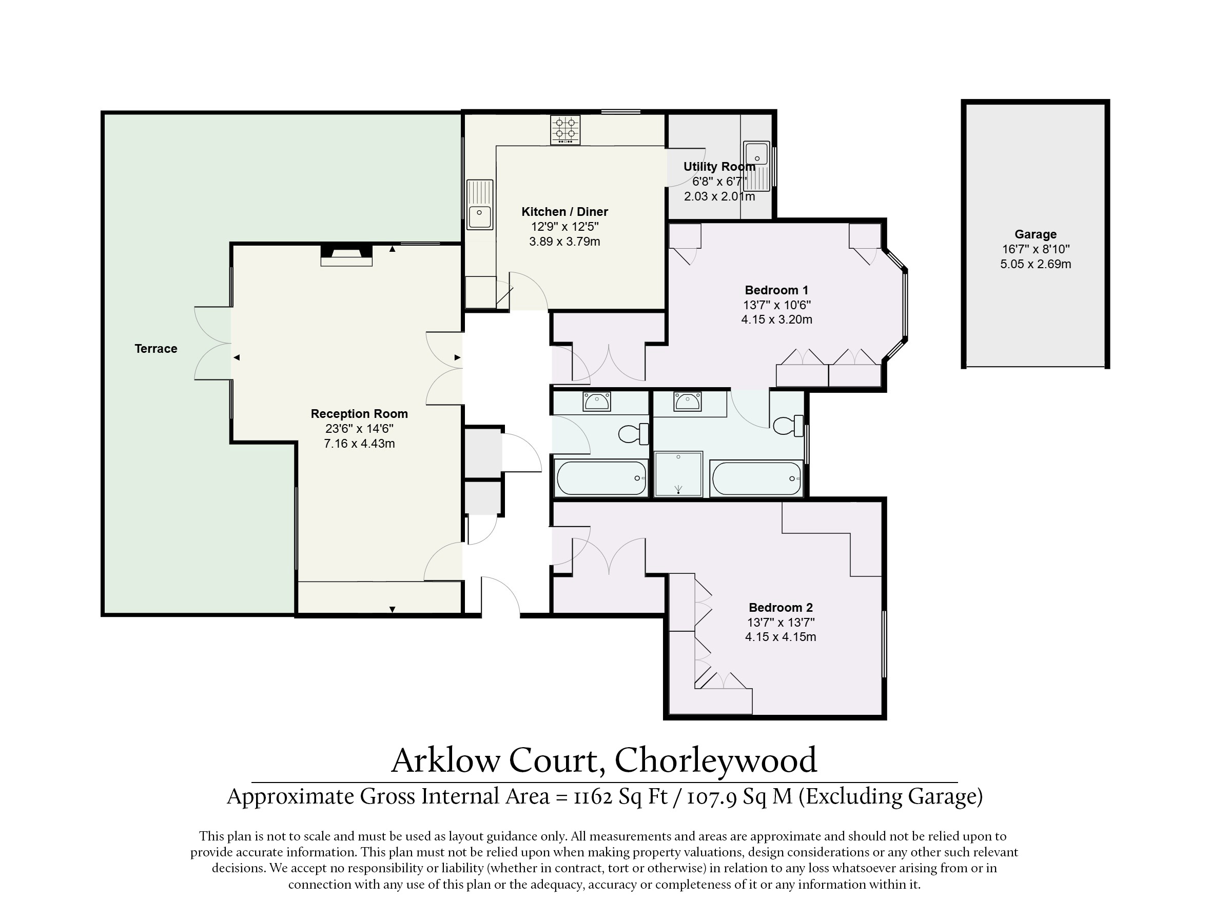 5 Arklow Court,, Station Approach, Rickmansworth floorplan