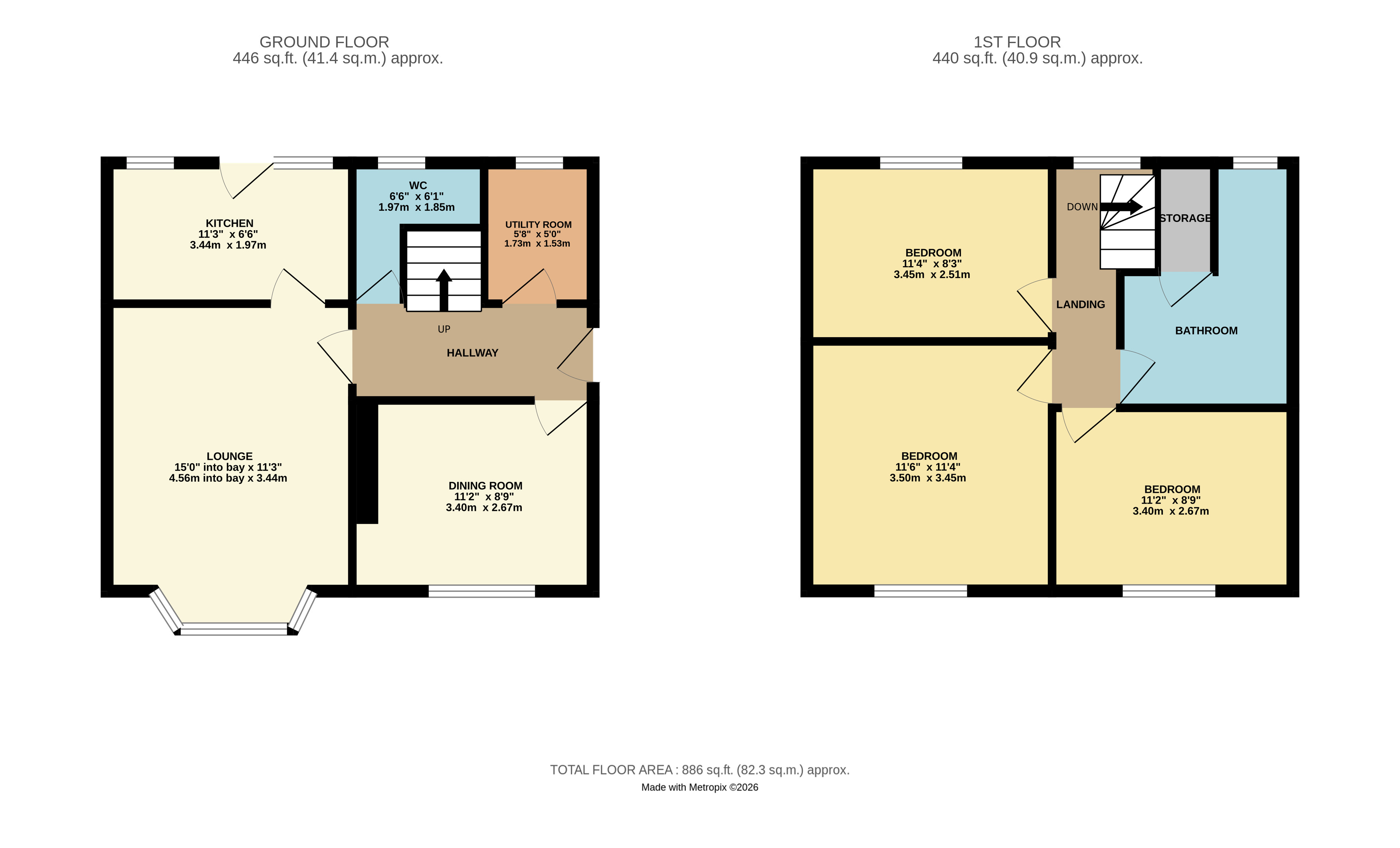 56, Sale Road, Manchester floorplan
