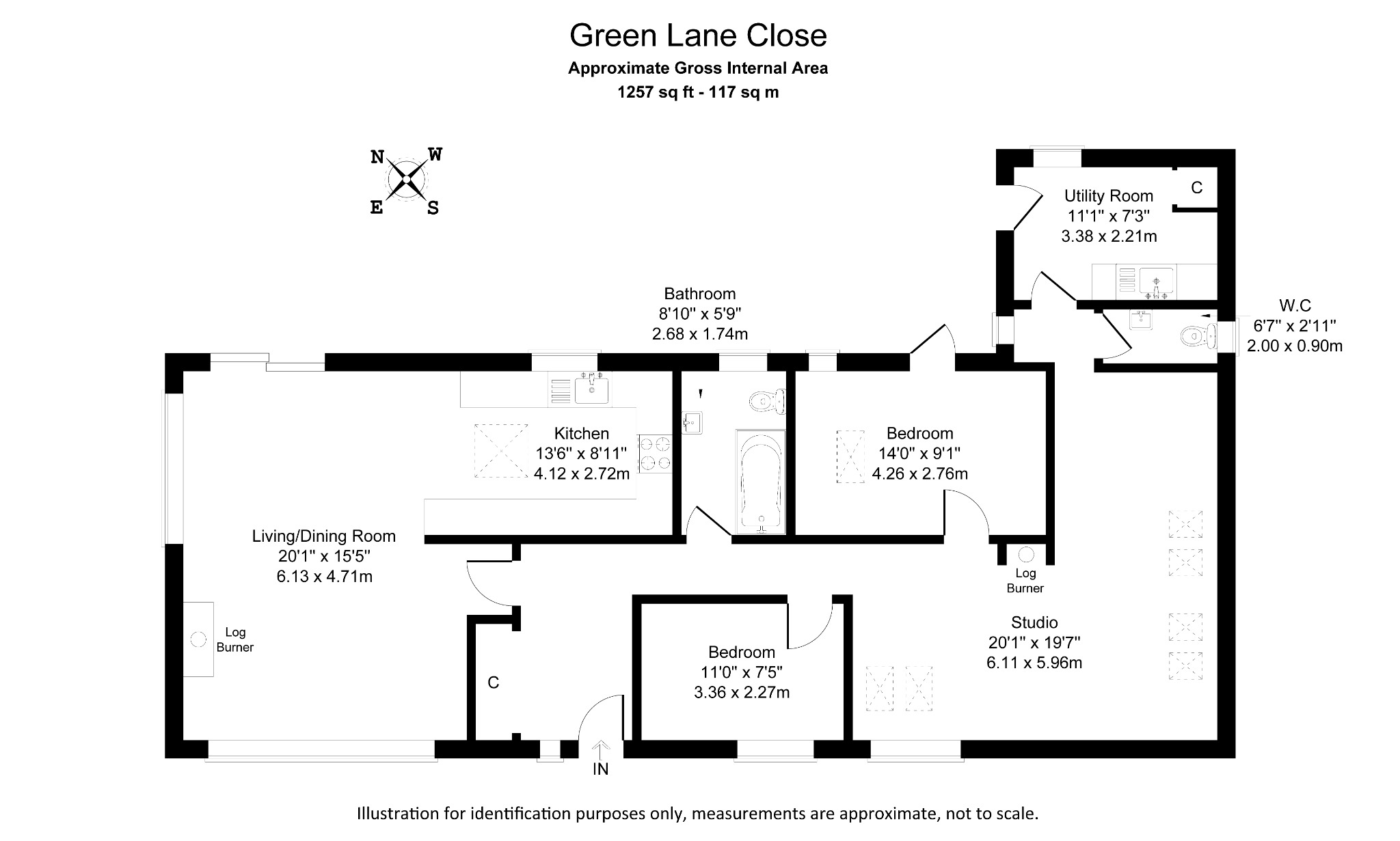 1 Greenlane Close, Ford, Salisbury floorplan