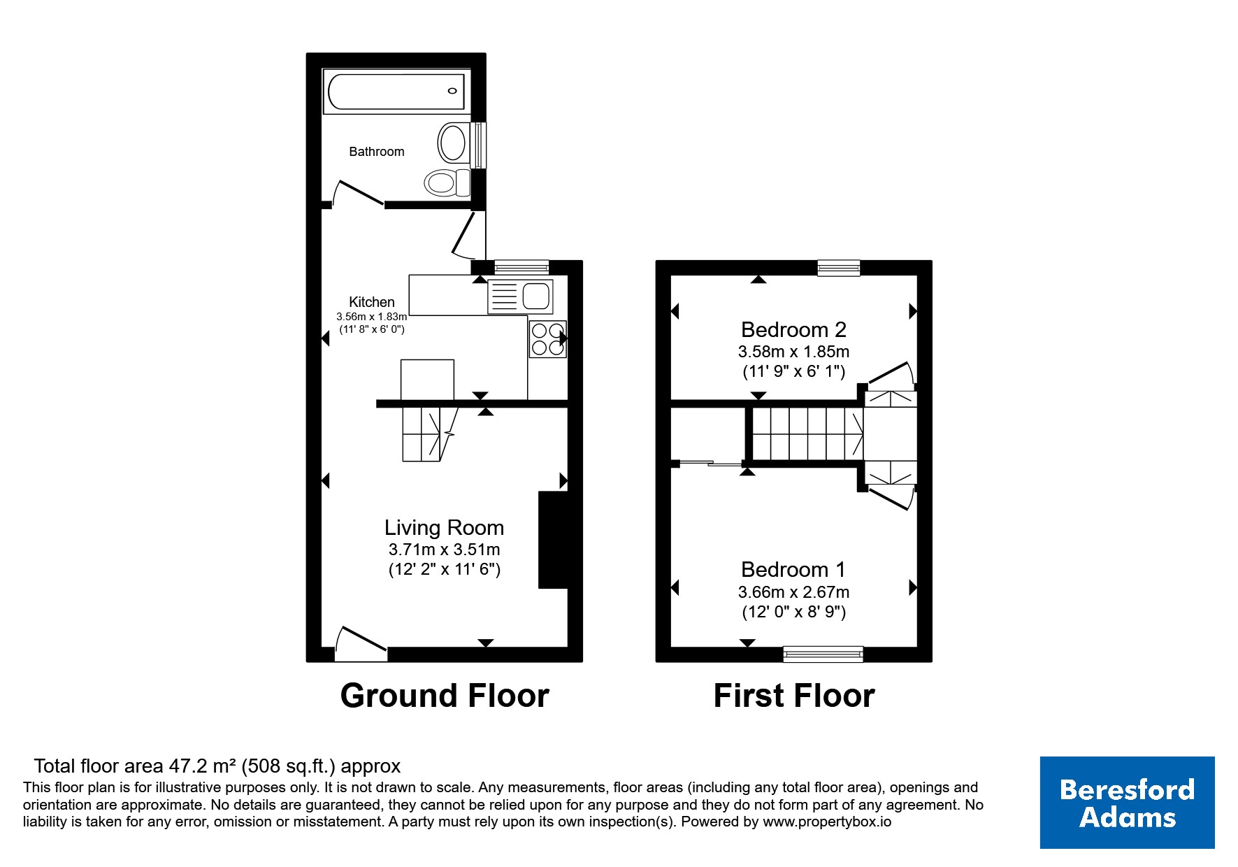 16, Water Street, Gwynedd floorplan