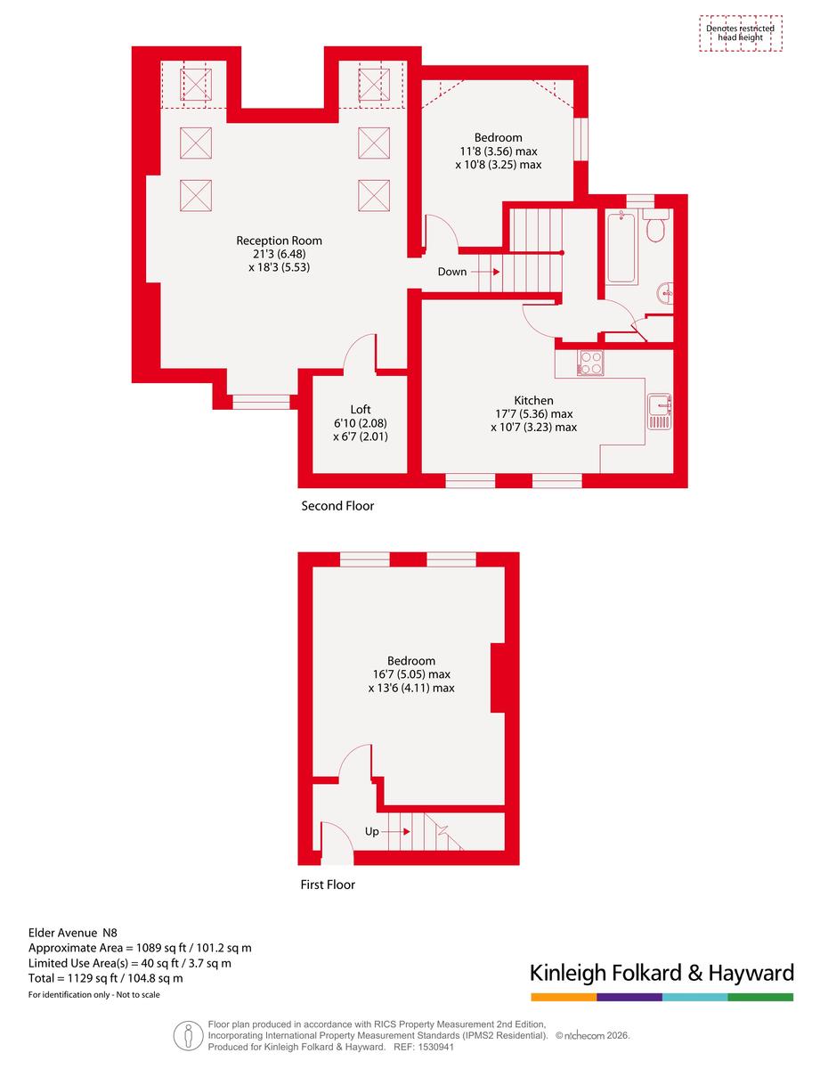 Elder Avenue, London floorplan