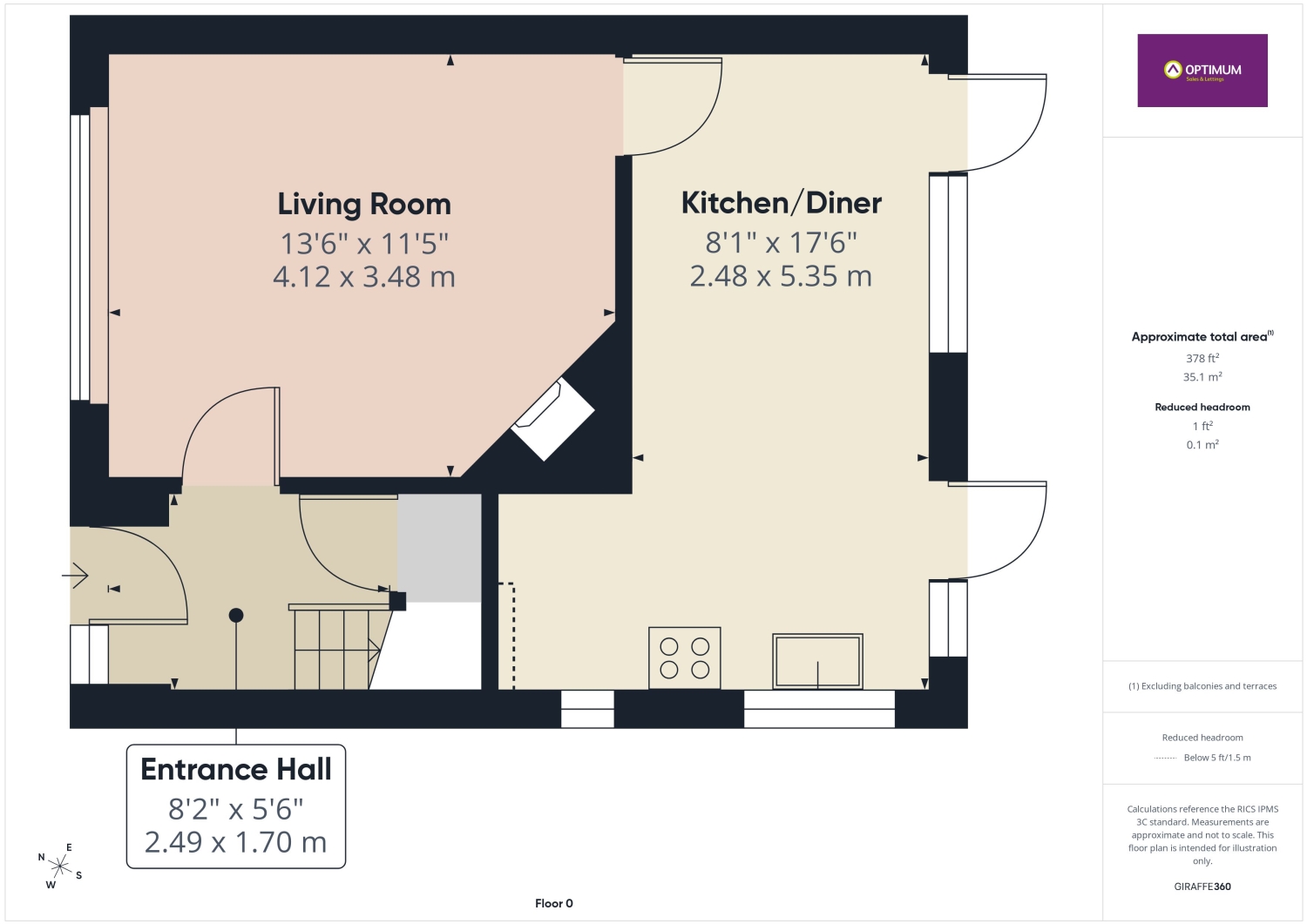 52, Southdown Road, Peterborough floorplan