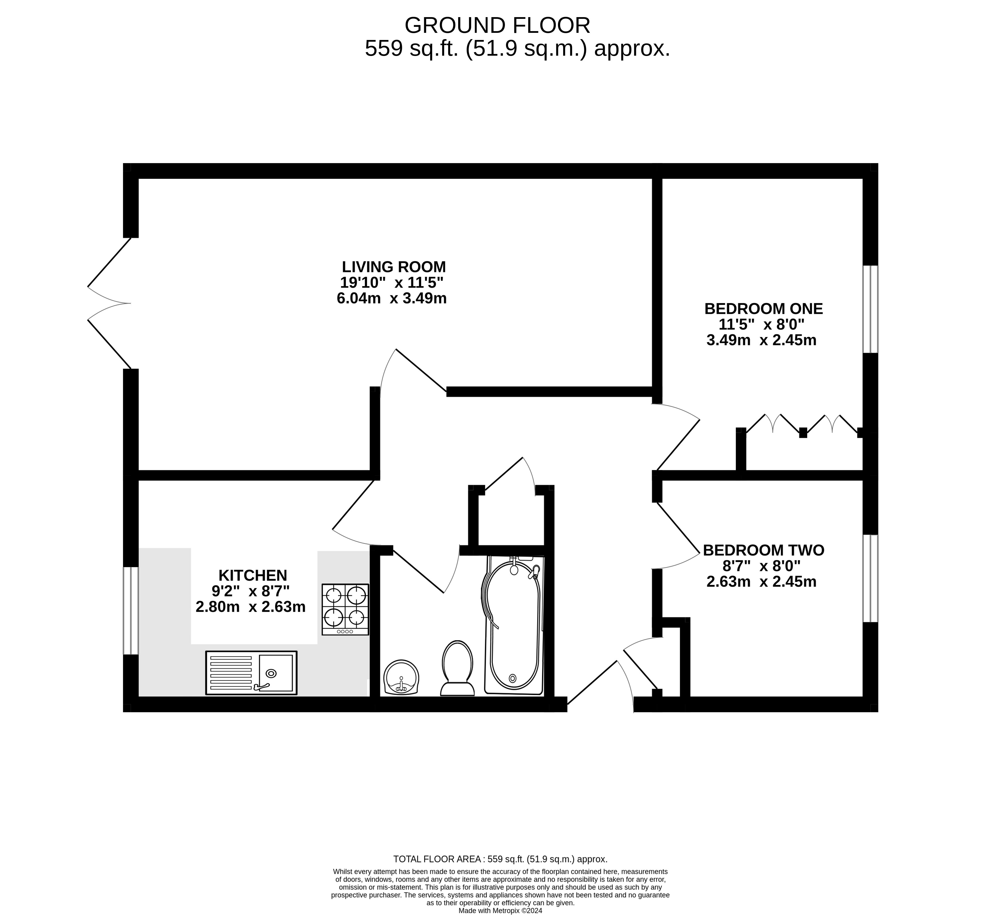 138, Tamarin Gardens, Cambridge floorplan