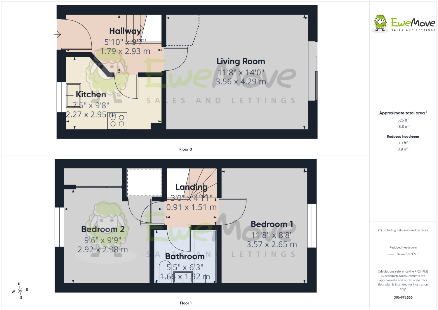 65, Riverstone Way, Northampton floorplan