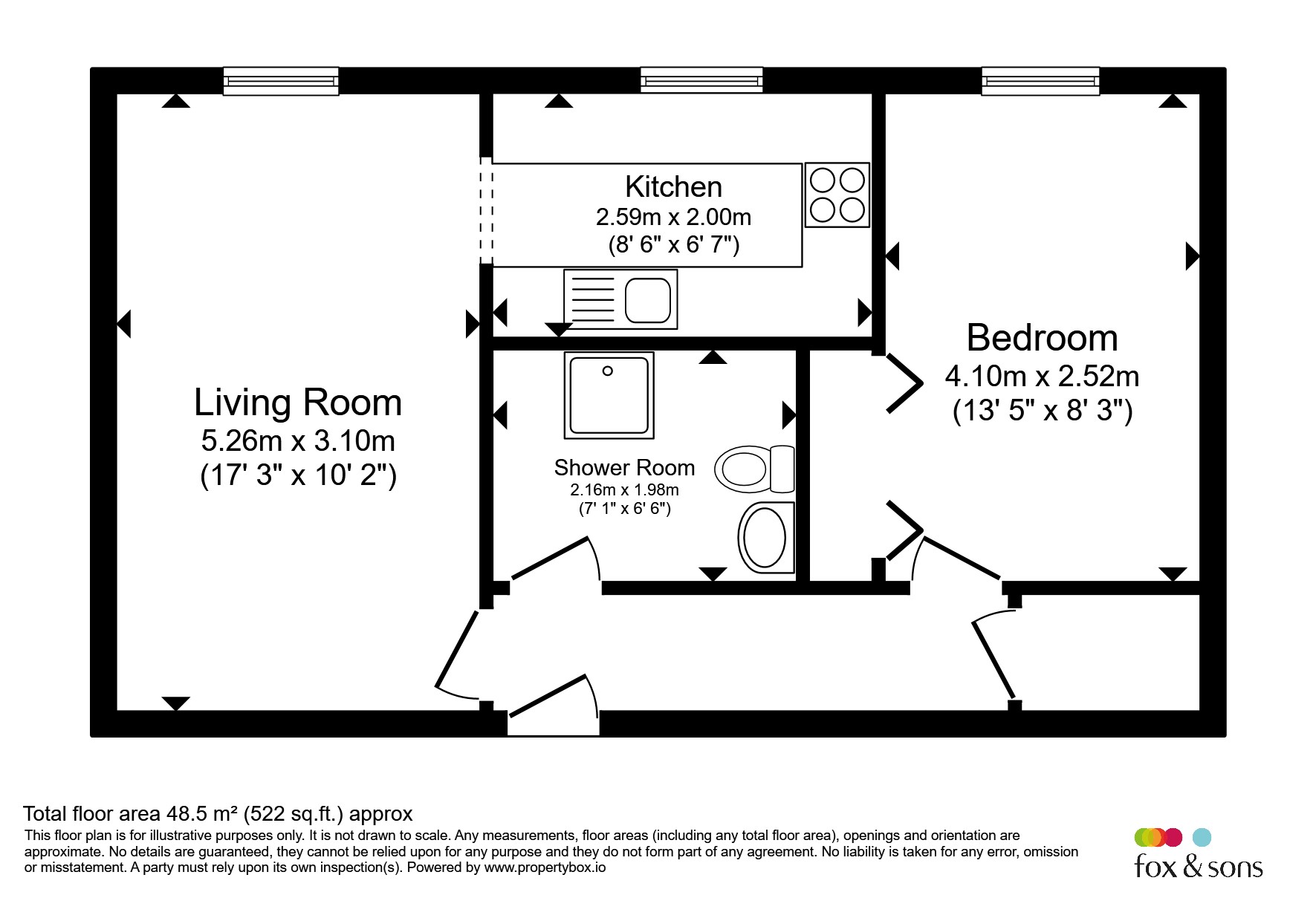 Flat 28, Merryfield Court, Marine Parade, Seaford floorplan
