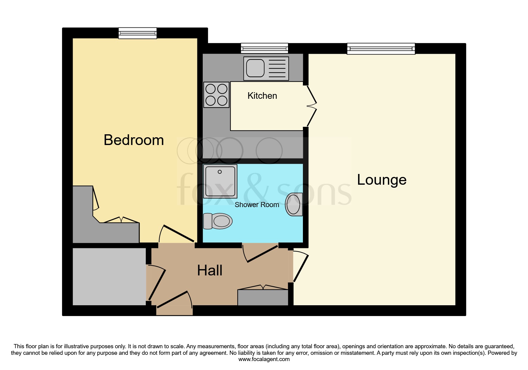 Flat 21, Kings Court, Salisbury Street, Fordingbridge floorplan